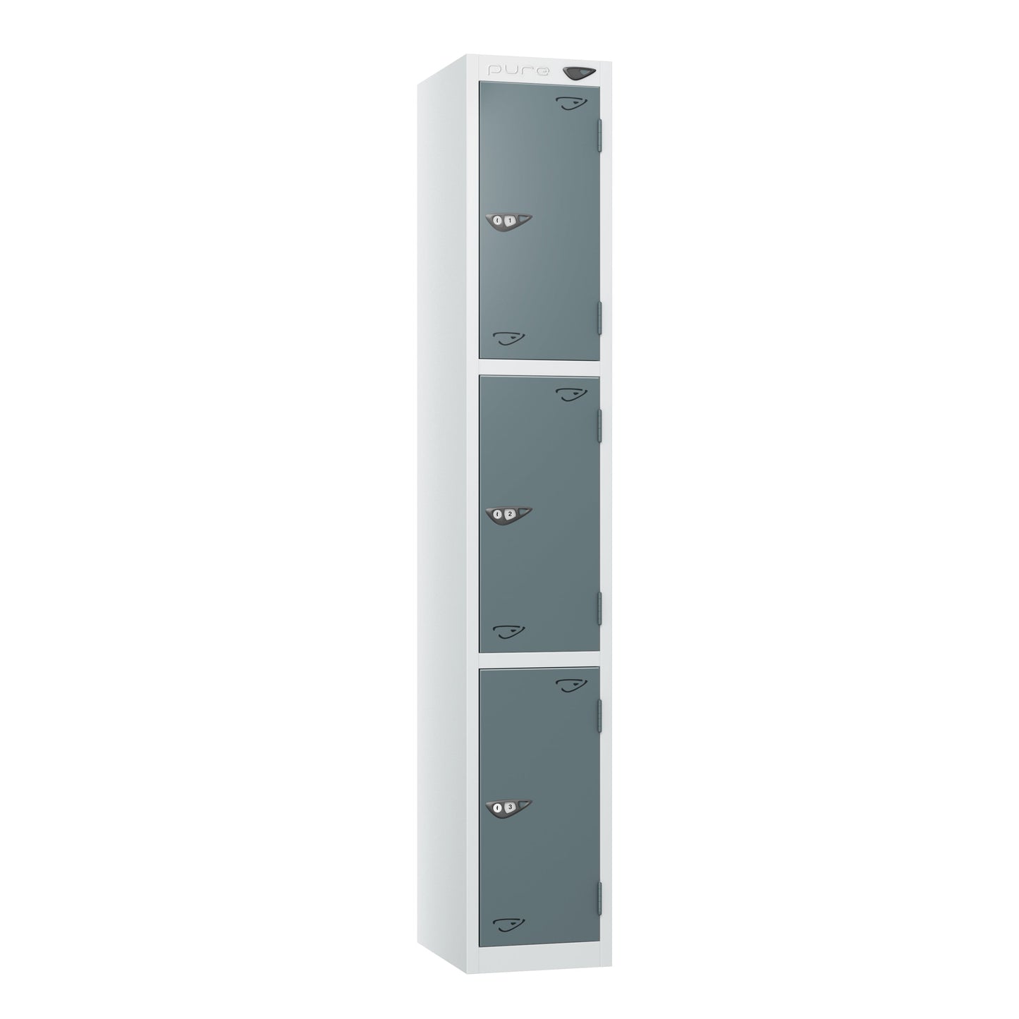 Pure Prime 3 Door Locker H1800xW300xD450mm