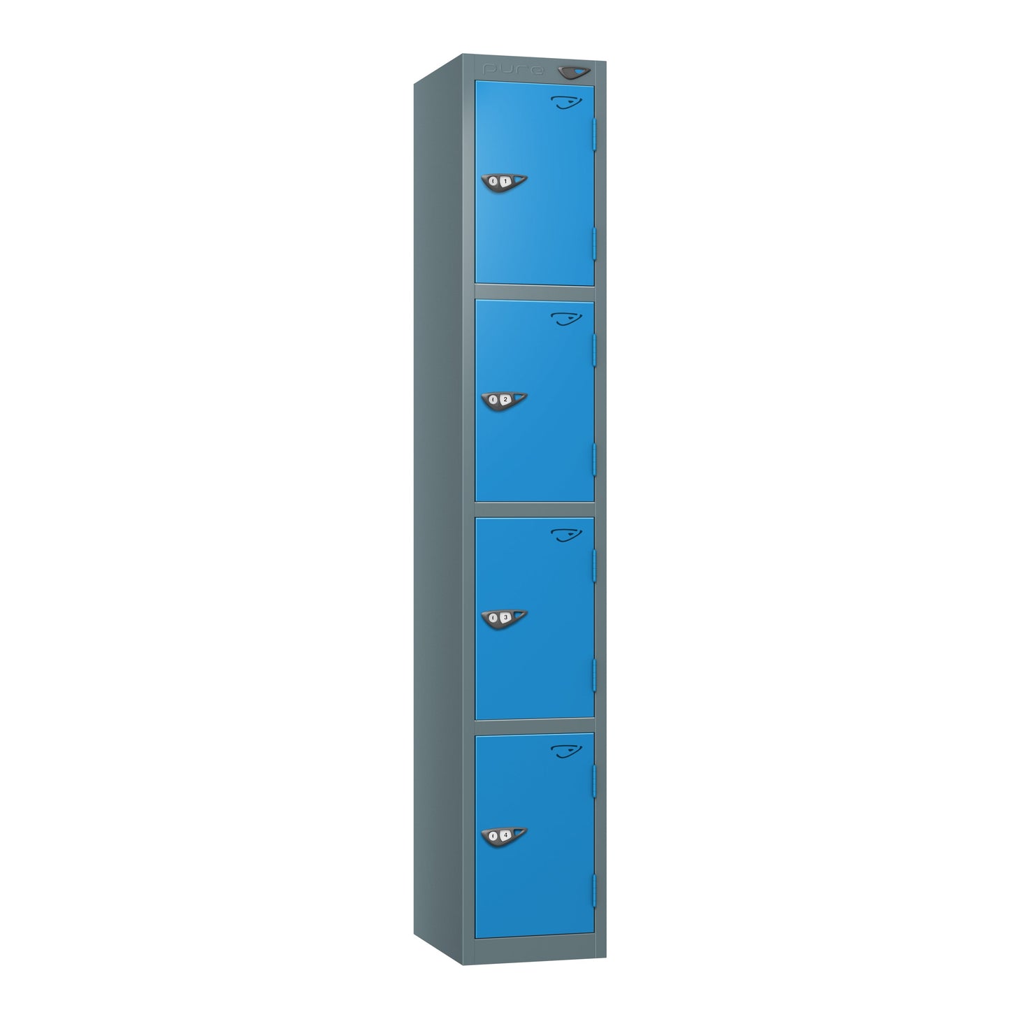 Pure Prime 4 Door Locker H1800xW380xD450mm