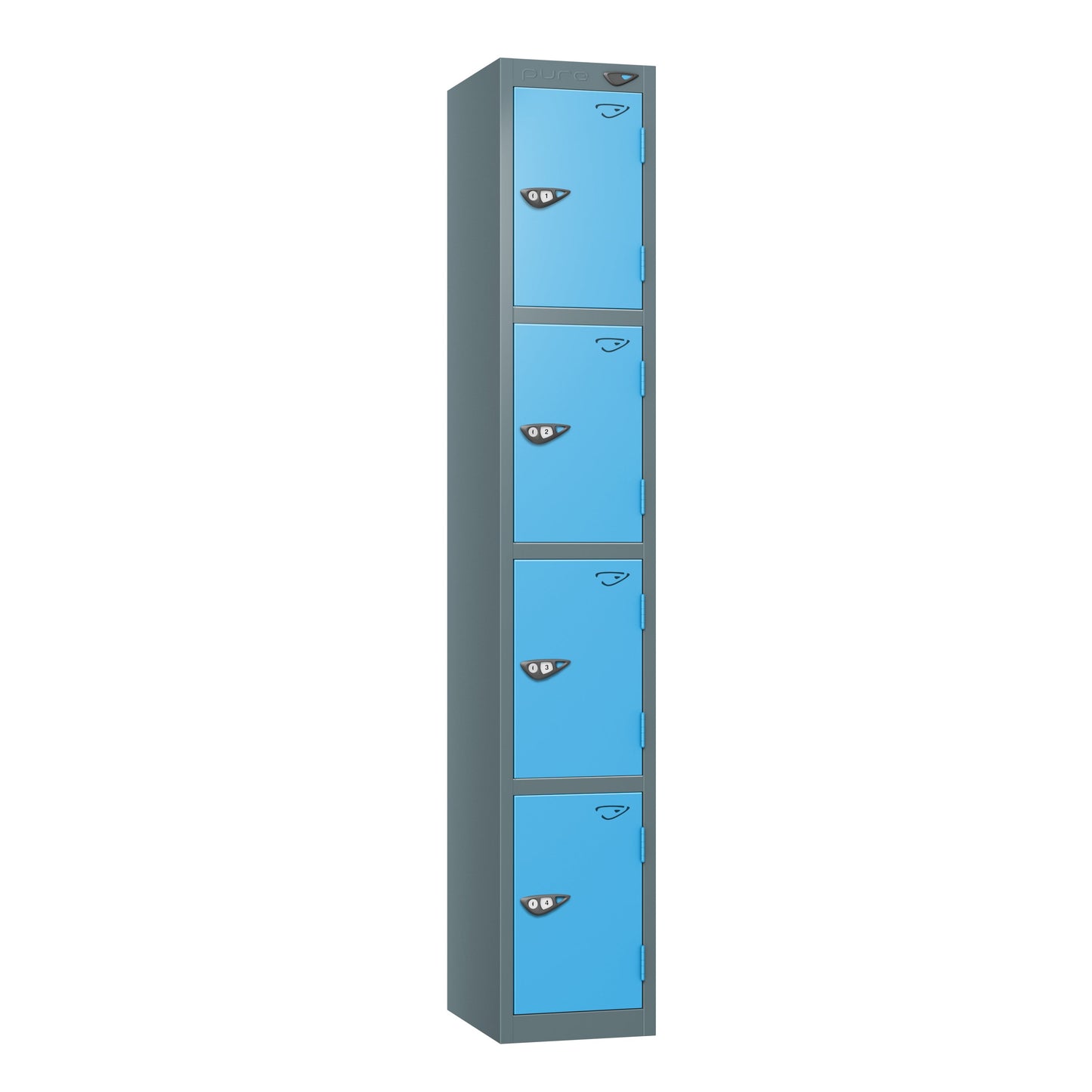 Pure Prime 4 Door Locker H1800xW380xD450mm