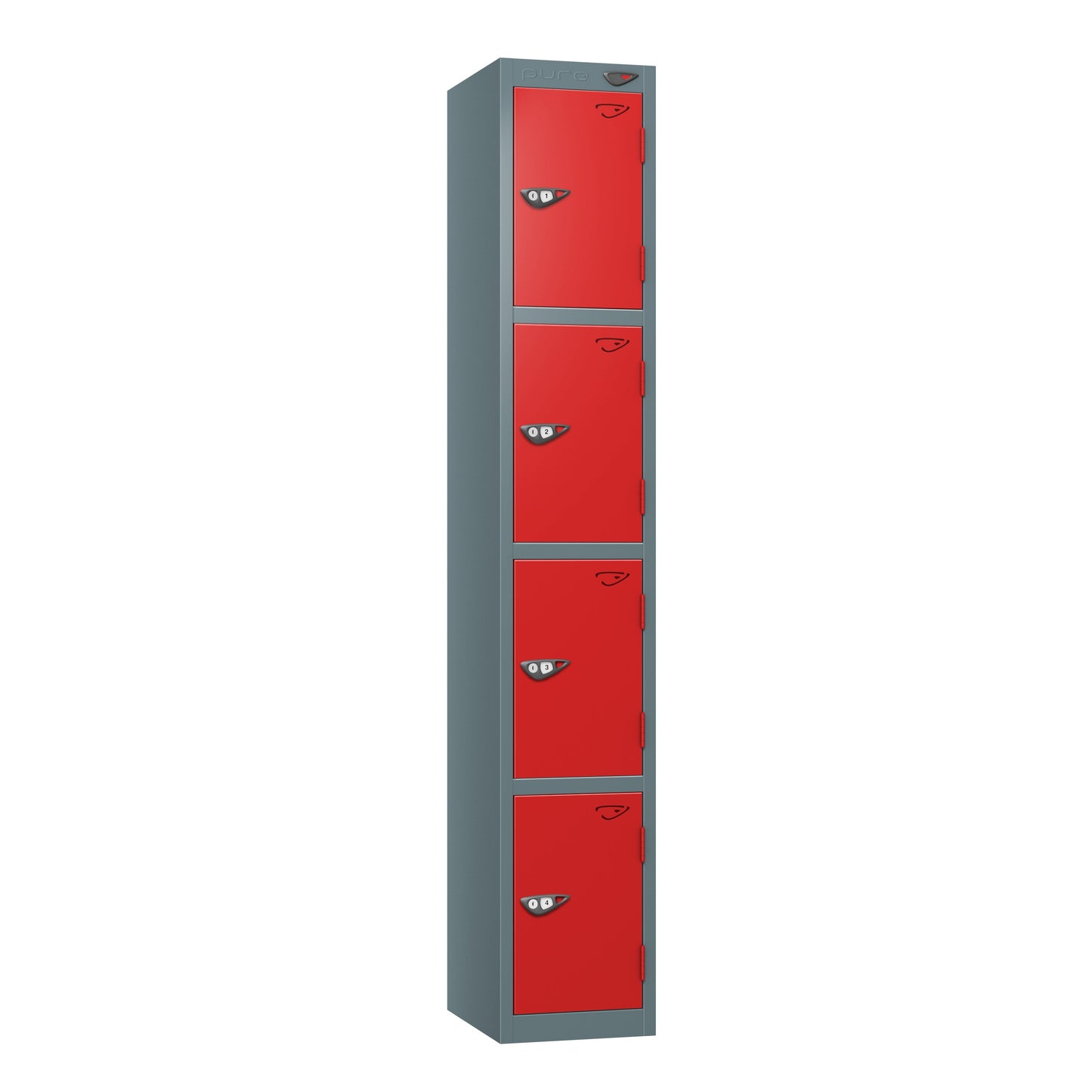 Pure Prime 4 Door Locker H1800xW380xD450mm
