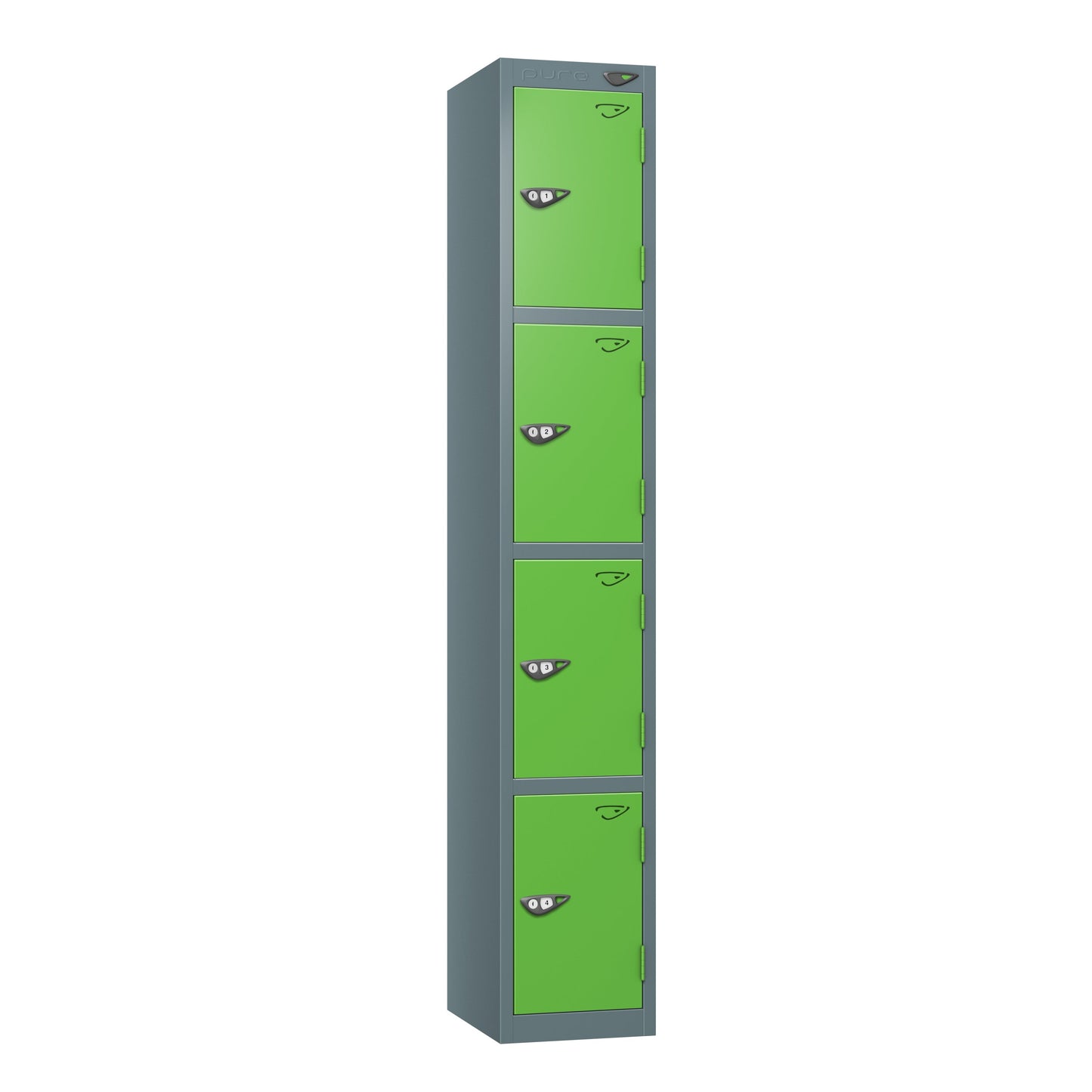Pure Prime 4 Door Locker H1800xW380xD450mm