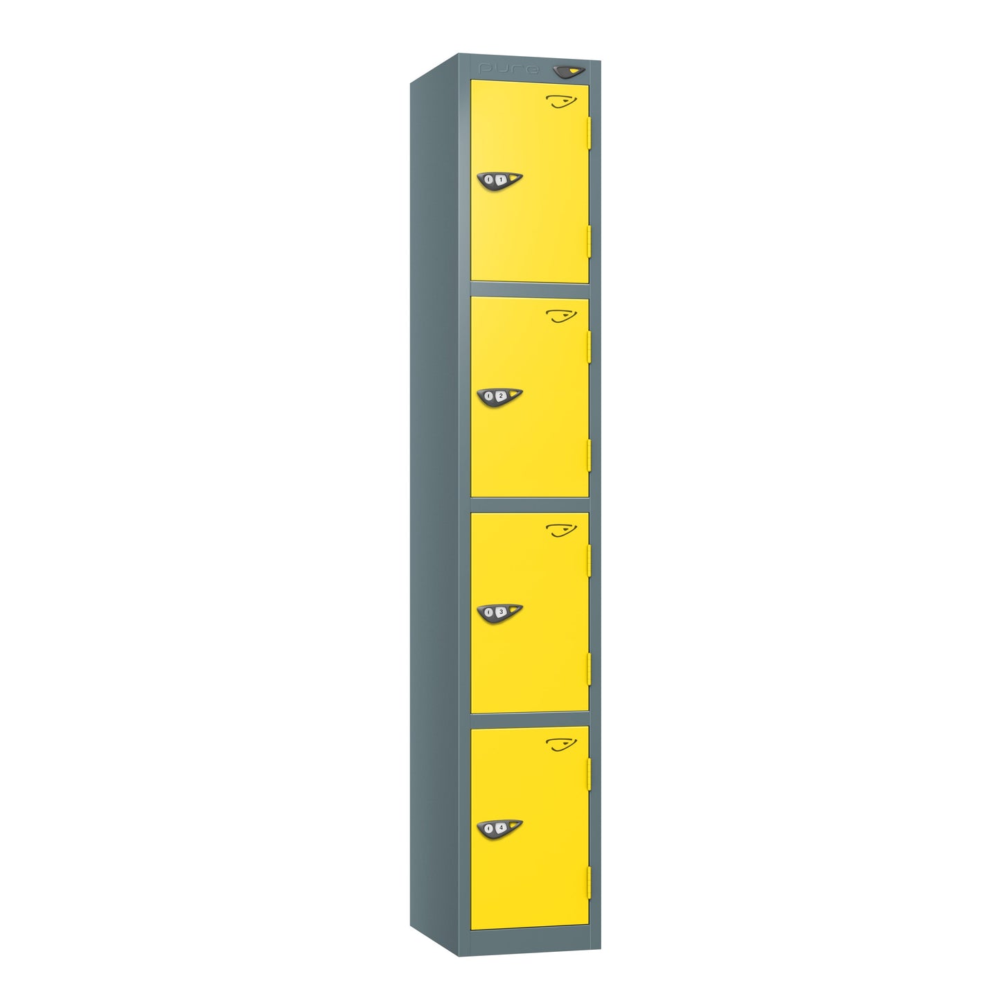Pure Prime 4 Door Locker H1800xW380xD450mm