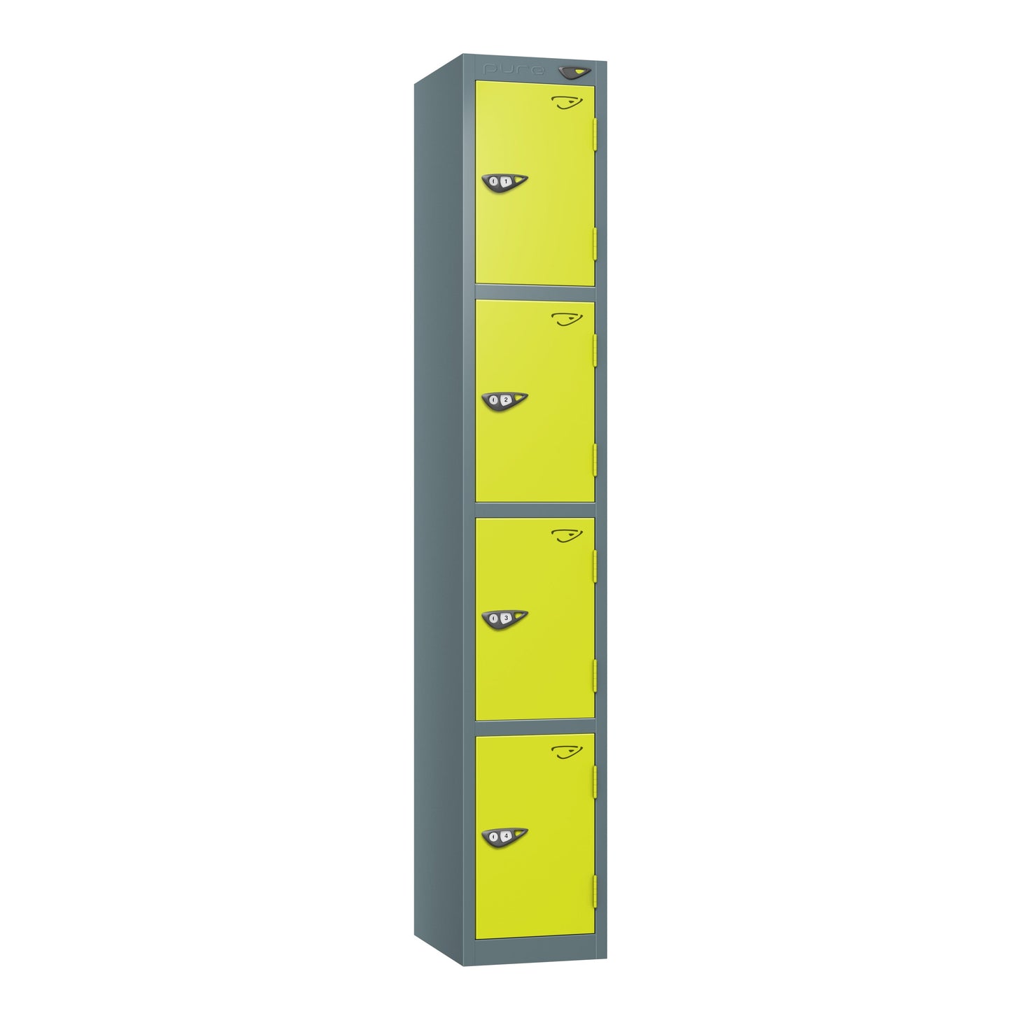 Pure Prime 4 Door Locker H1800xW380xD450mm