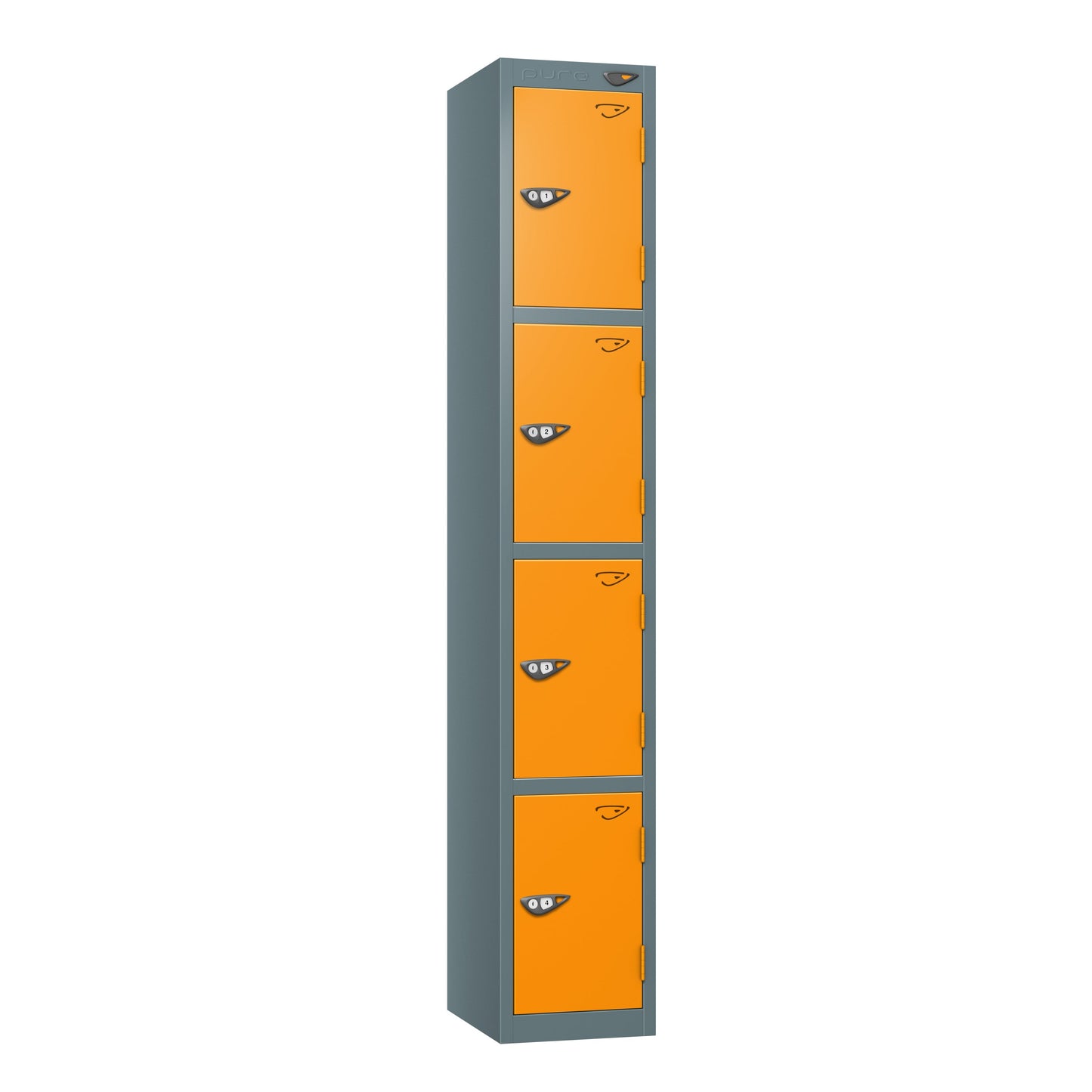 Pure Prime 4 Door Locker H1800xW380xD450mm