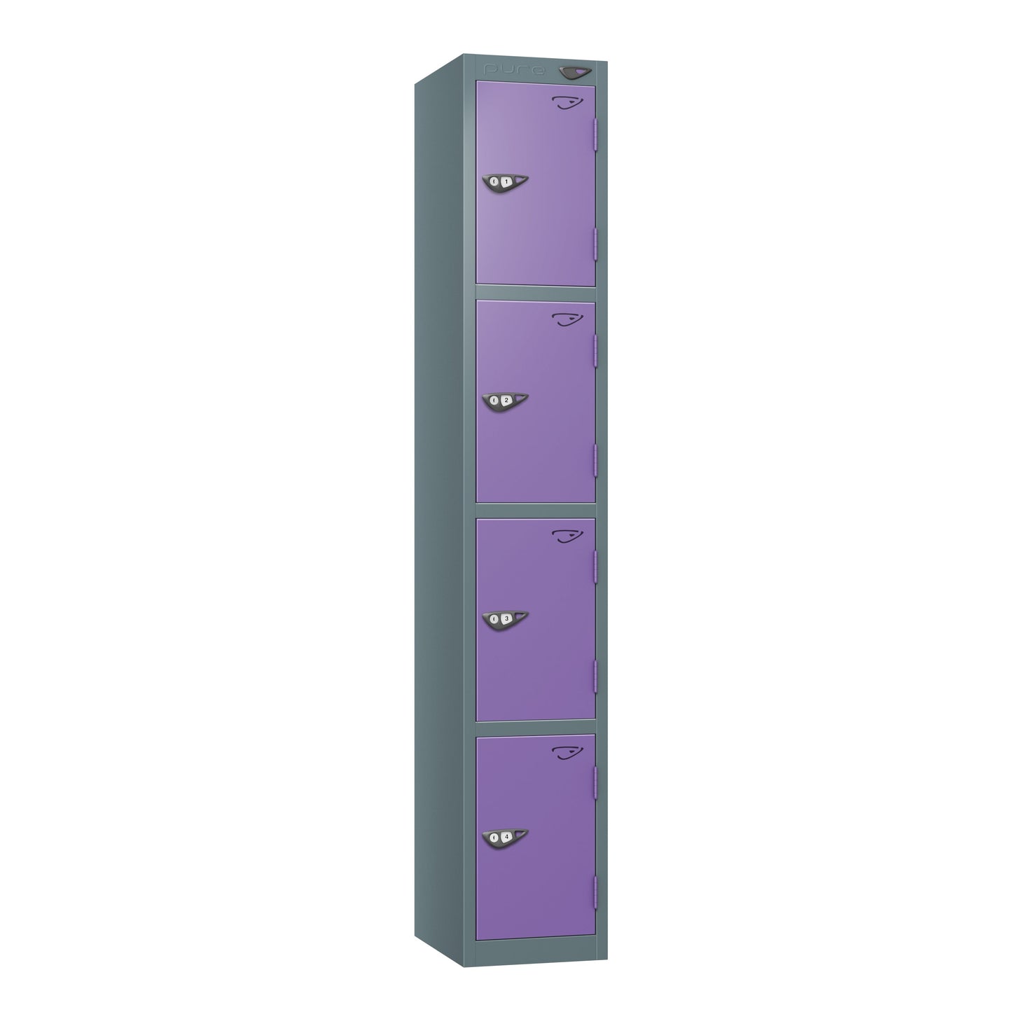 Pure Prime 4 Door Locker H1800xW380xD450mm