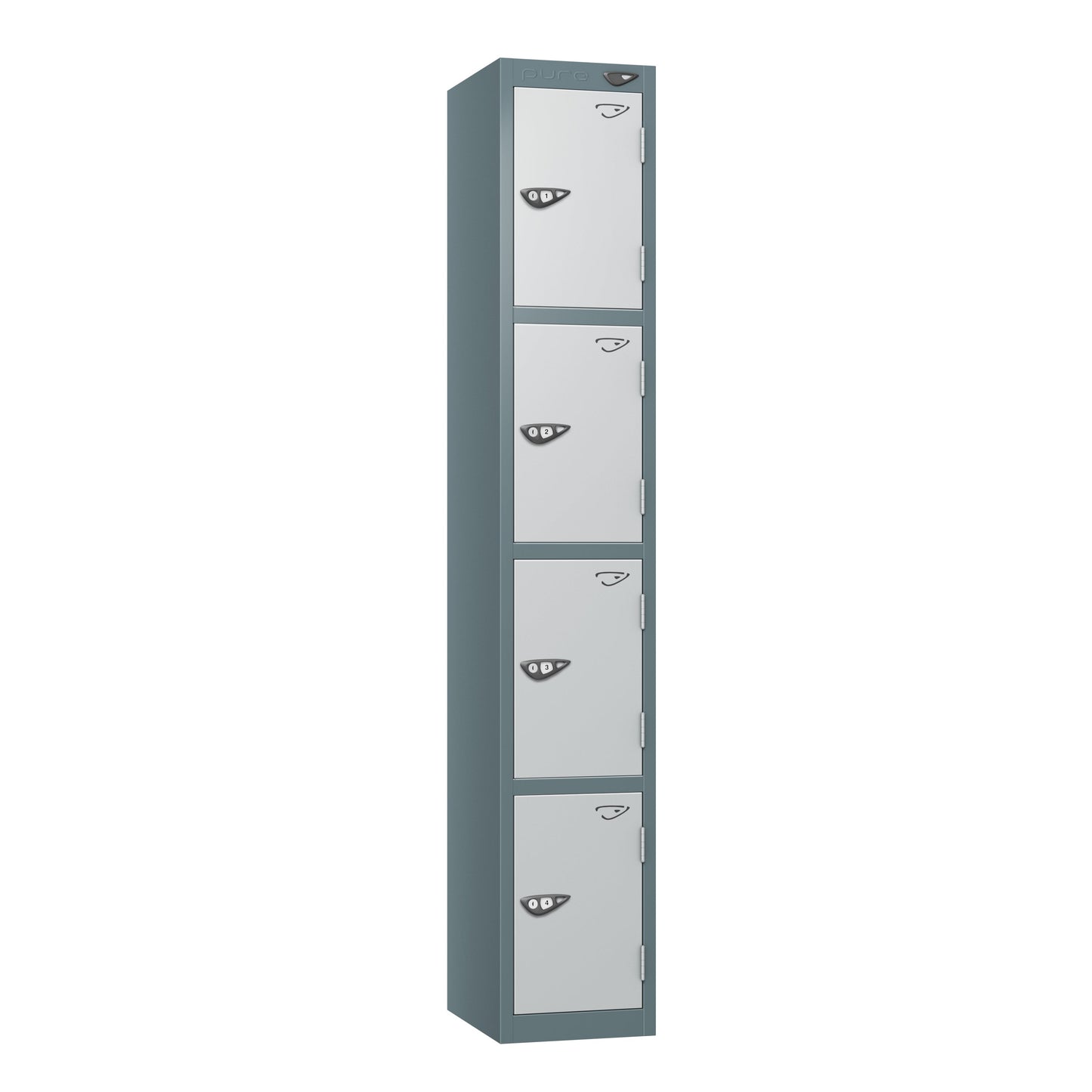 Pure Prime 4 Door Locker H1800xW380xD450mm