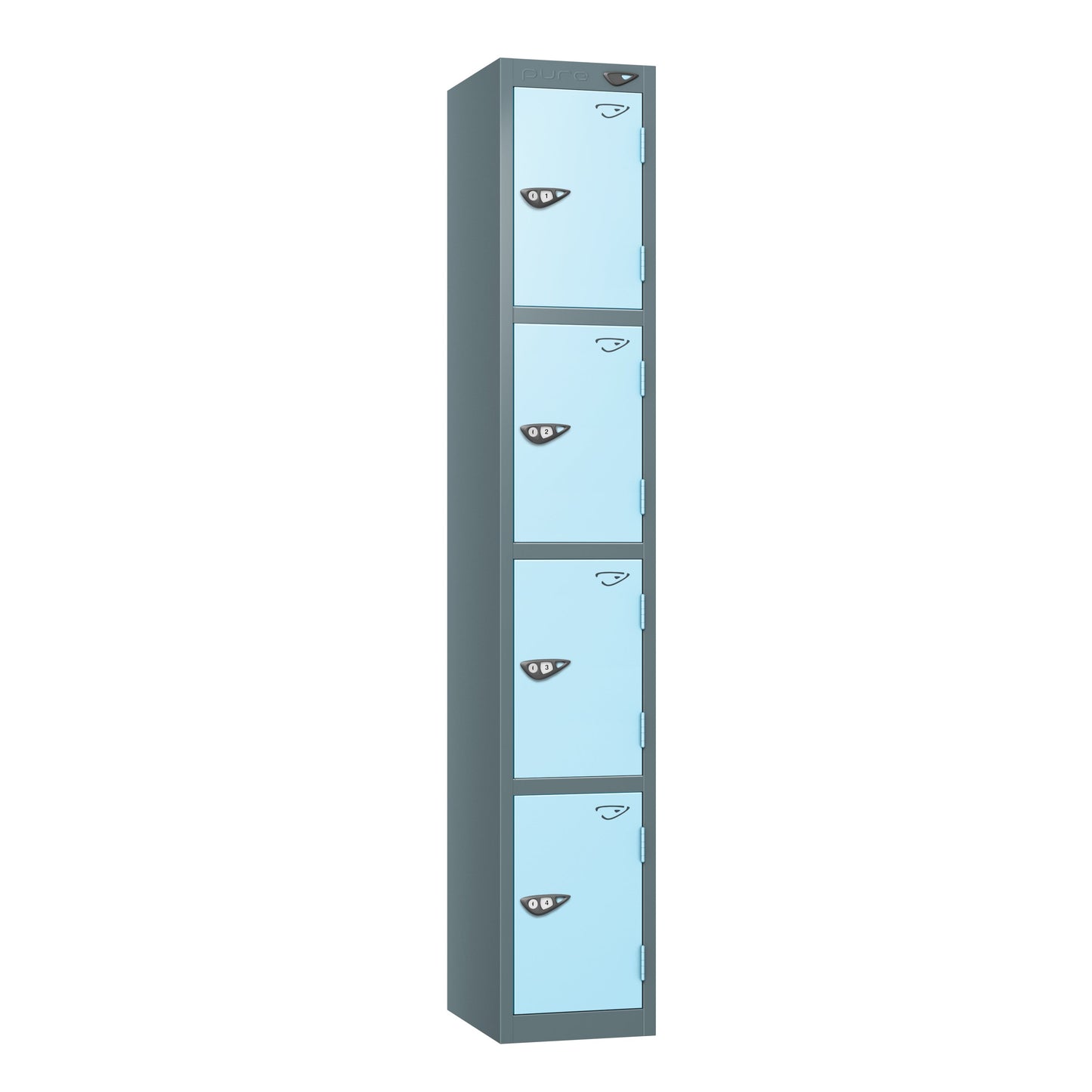 Pure Prime 4 Door Locker H1800xW380xD450mm