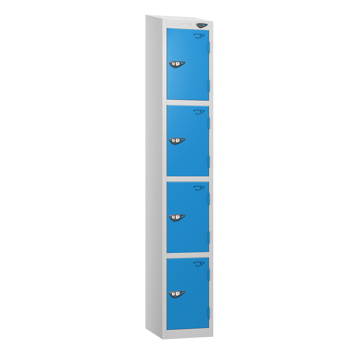 Pure Prime 4 Door Sloping Top Locker H1950/1800xW300xD380mm