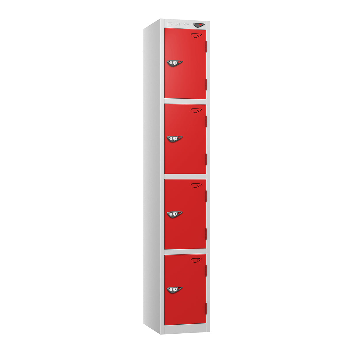 Pure Prime 4 Door Locker H1800xW380xD450mm
