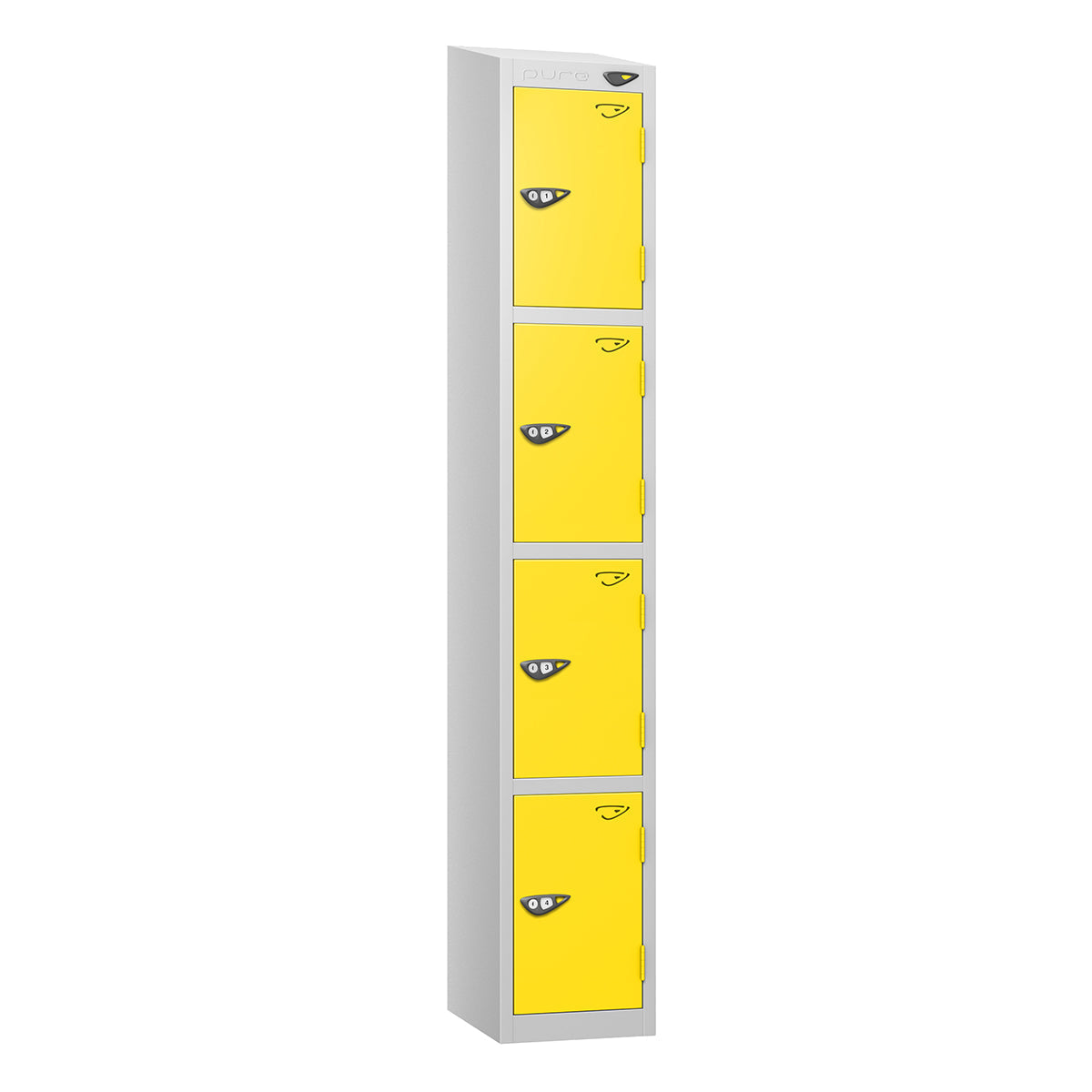 Pure Prime 4 Door Sloping Top Locker H1950/1800xW380xD450mm