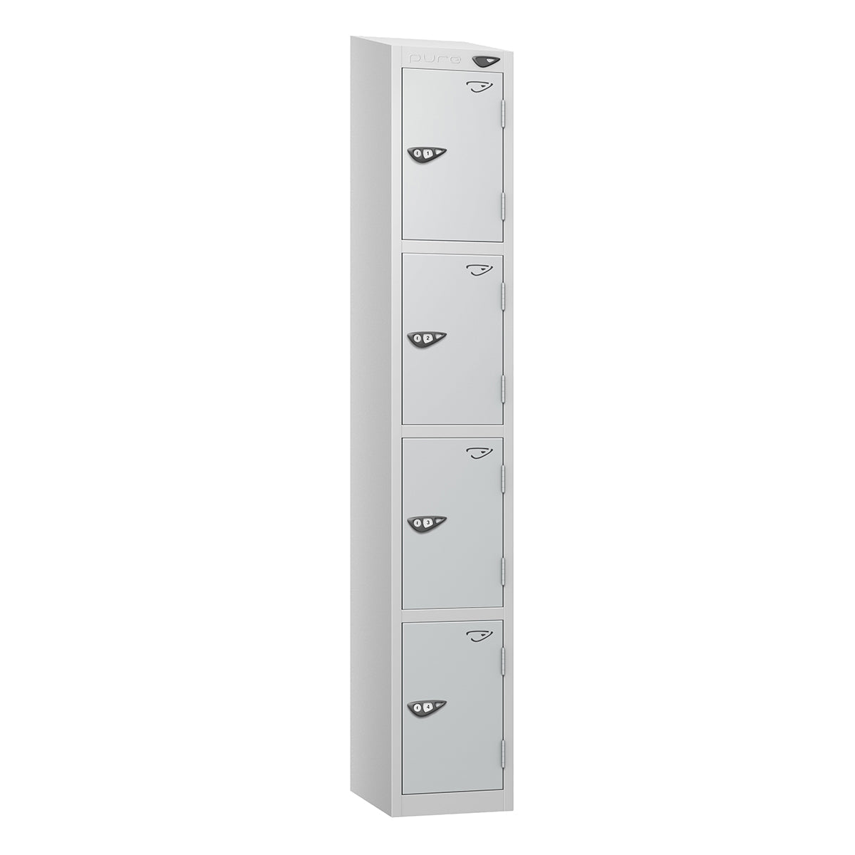 Pure Prime 4 Door Sloping Top Locker H1950/1800xW380xD450mm