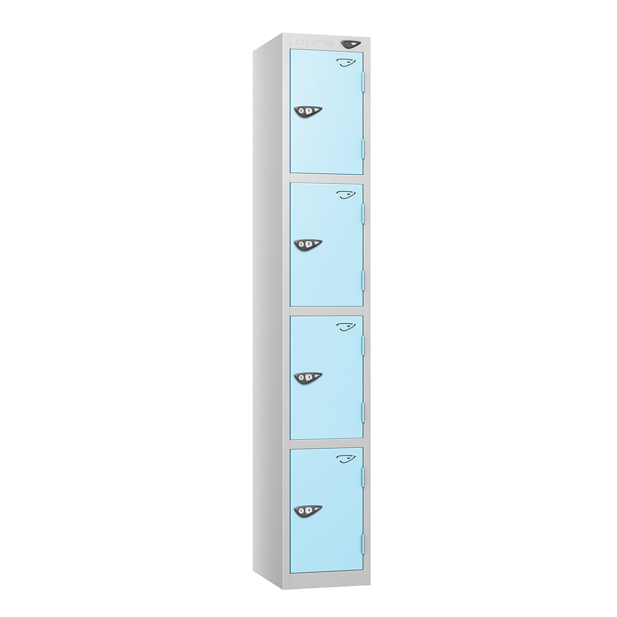 Pure Prime 4 Door Locker H1800xW380xD450mm