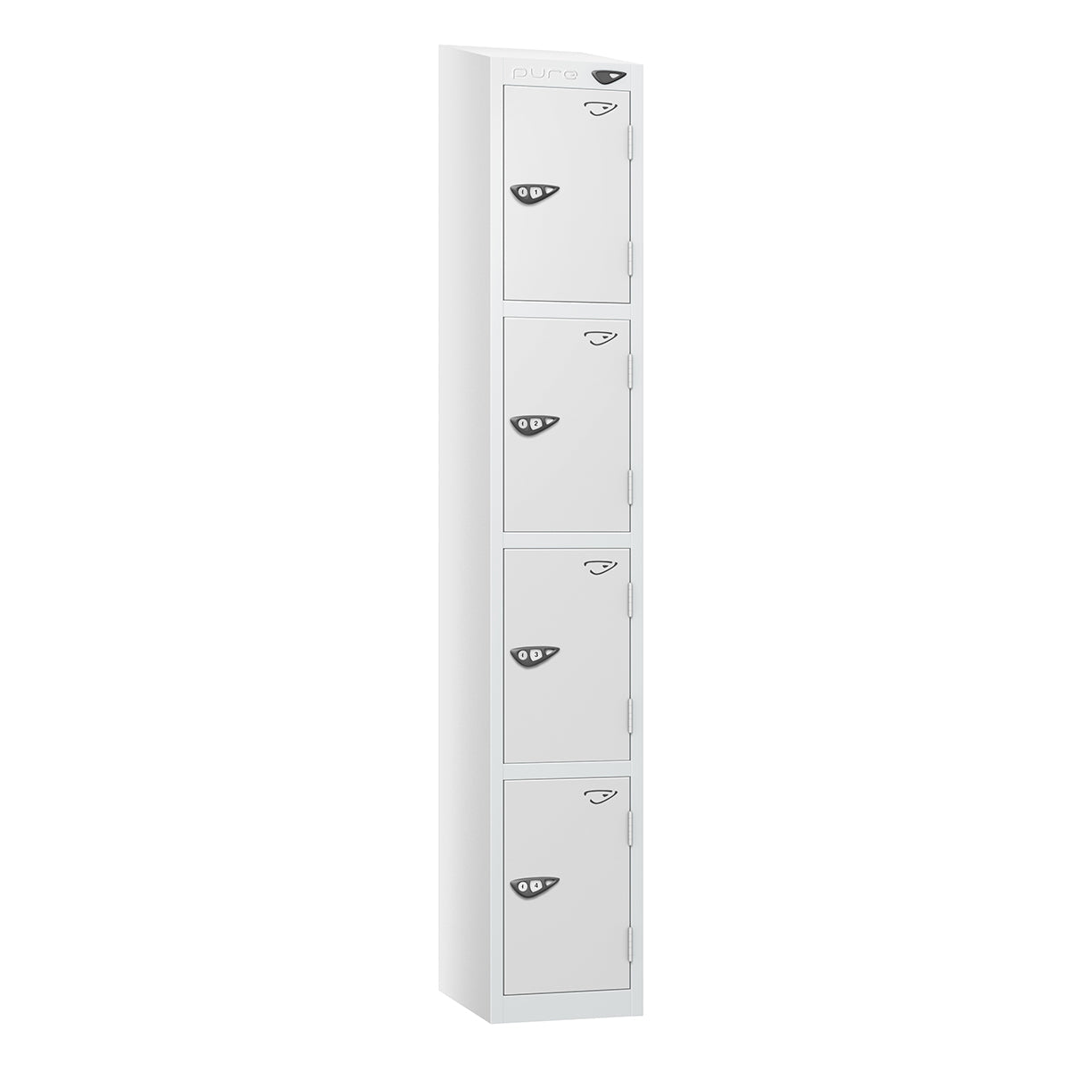 Pure Prime 4 Door Sloping Top Locker H1950/1800xW380xD450mm