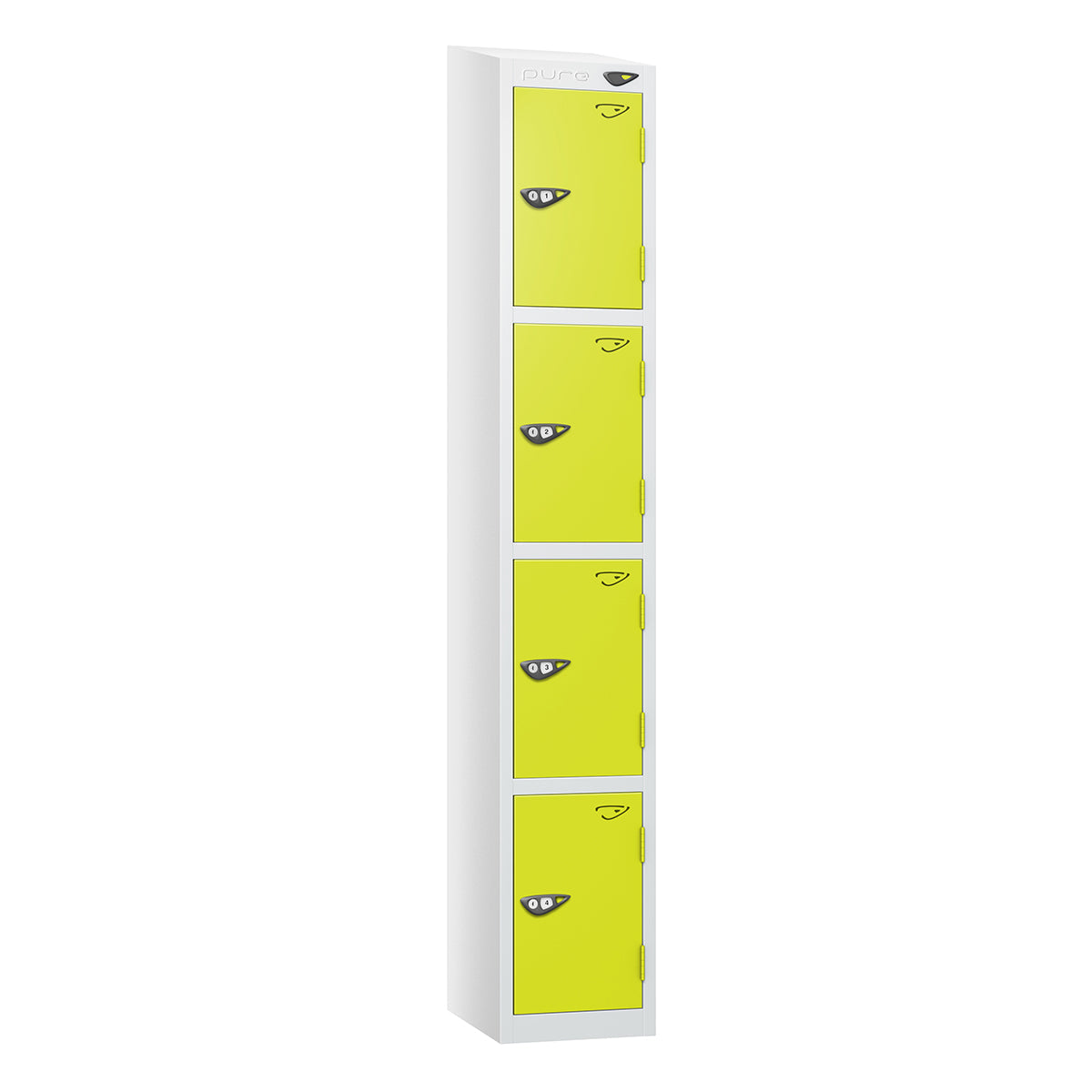 Pure Prime 4 Door Sloping Top Locker H1950/1800xW380xD450mm