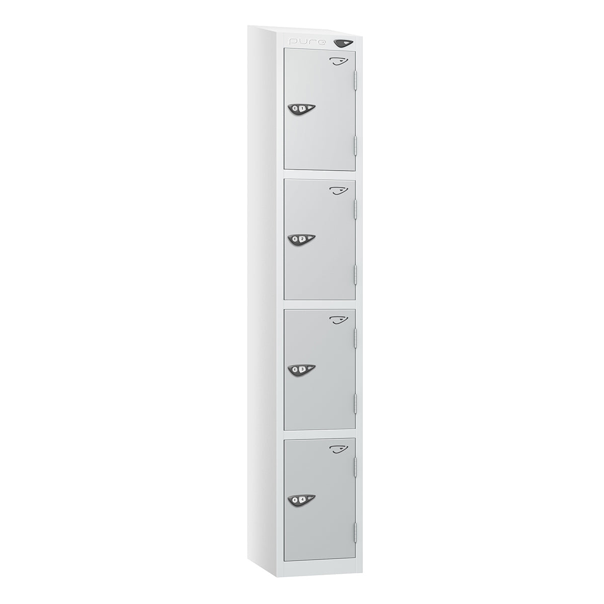 Pure Prime 4 Door Sloping Top Locker H1950/1800xW380xD450mm