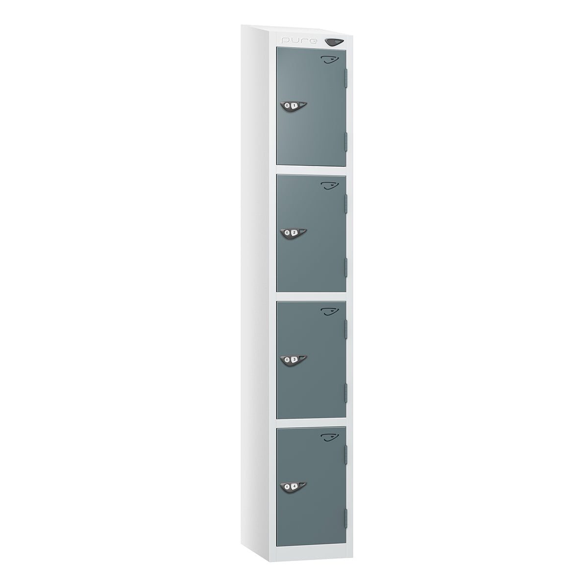 Pure Prime 4 Door Sloping Top Locker H1950/1800xW380xD450mm