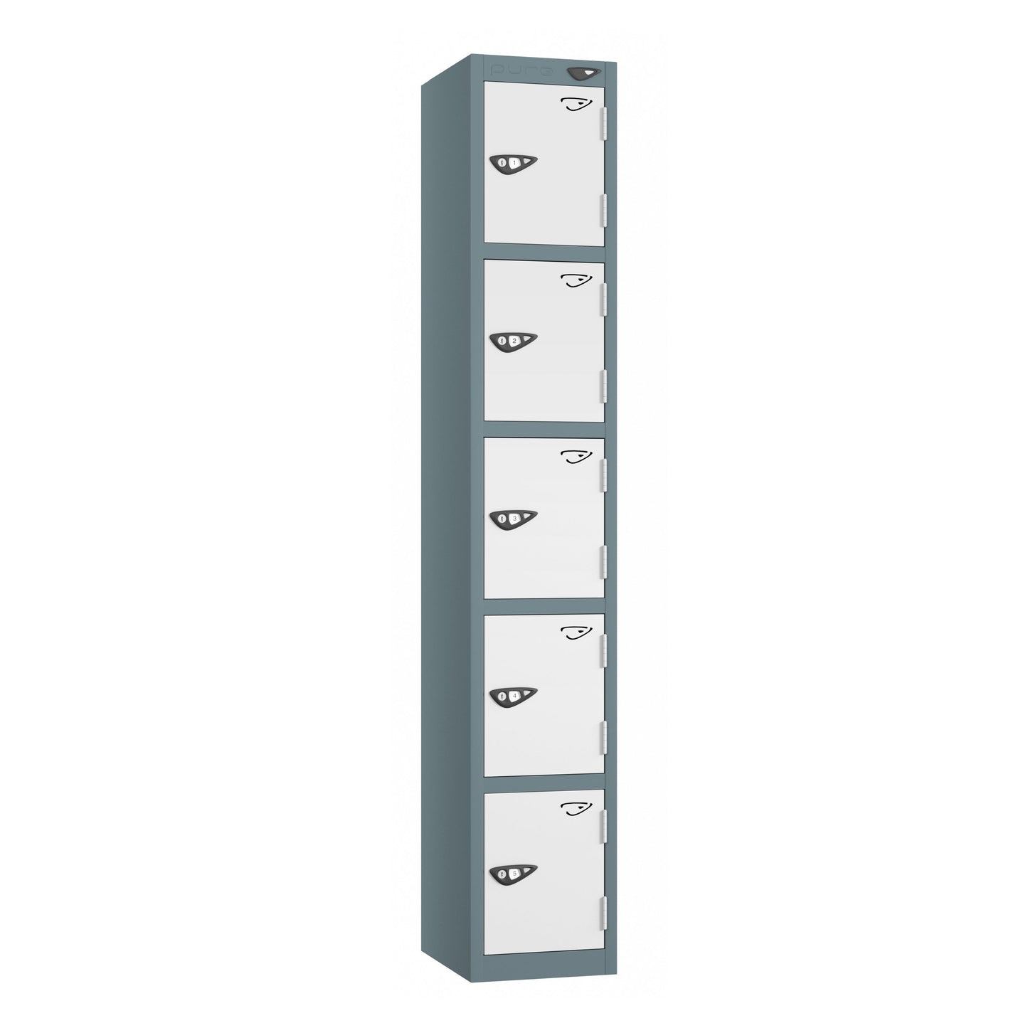 Pure Prime 5 Door Locker H1800xW300xD450mm