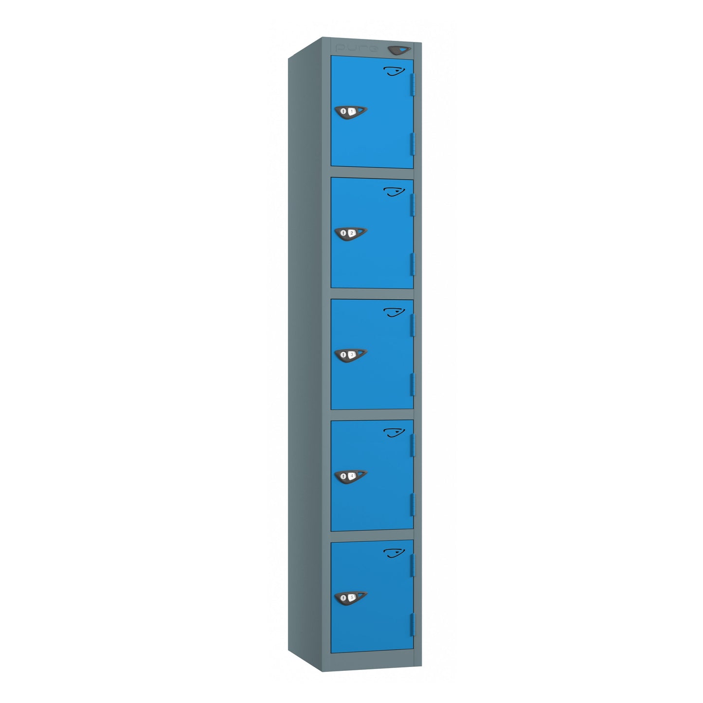 Pure Prime 5 Door Locker H1800xW300xD450mm