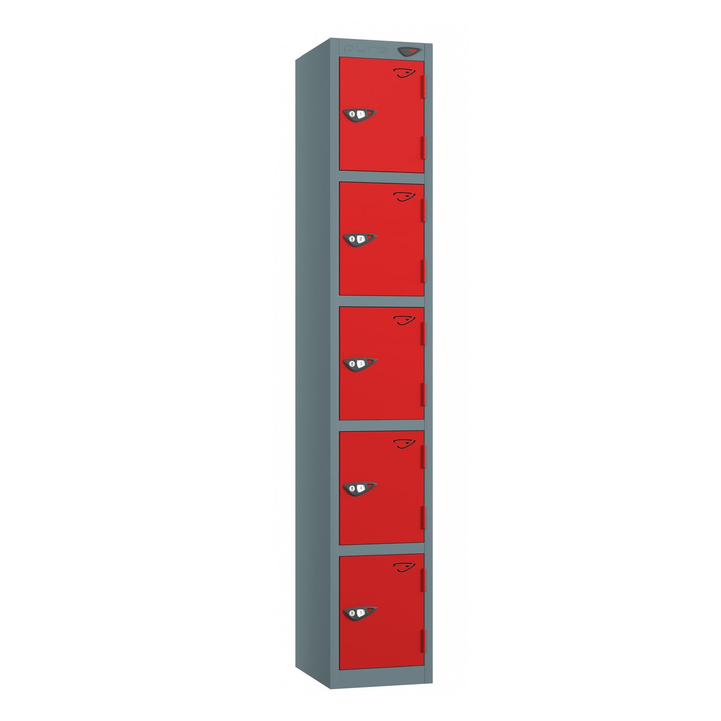 Pure Prime 5 Door Locker H1800xW300xD380mm