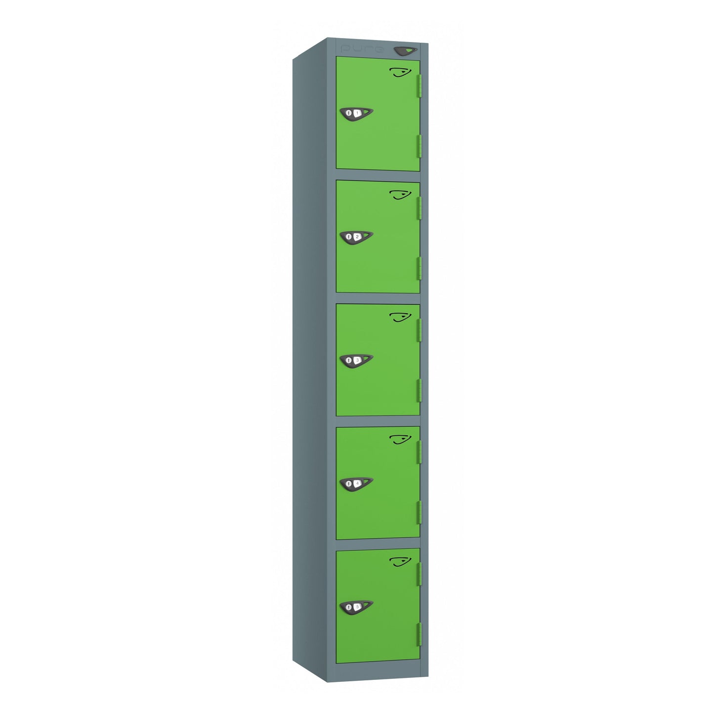 Pure Prime 5 Door Locker H1800xW300xD450mm