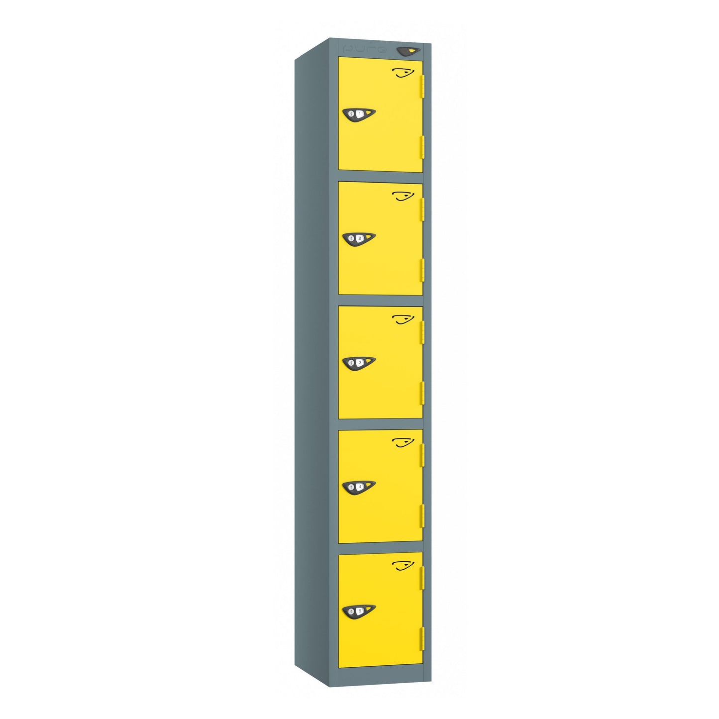 Pure Prime 5 Door Locker H1800xW300xD380mm
