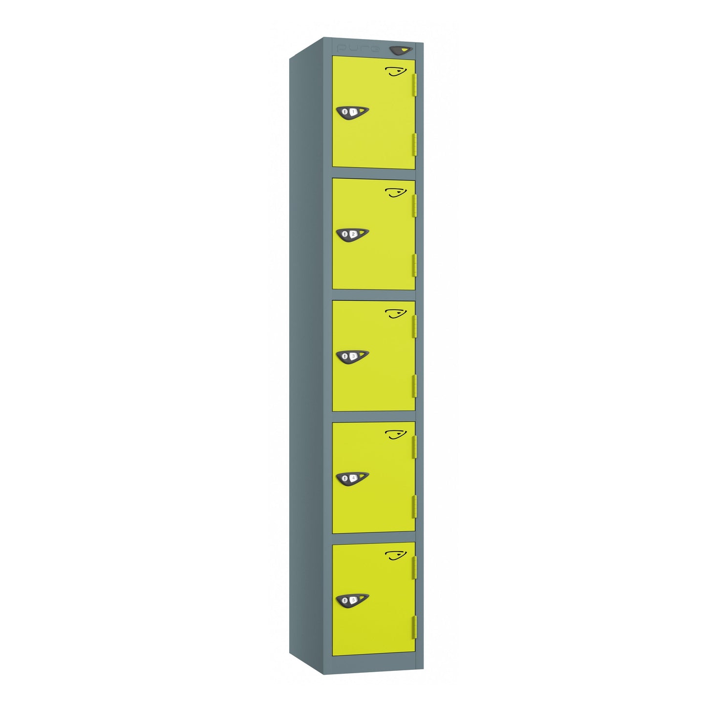 Pure Prime 5 Door Locker H1800xW300xD450mm