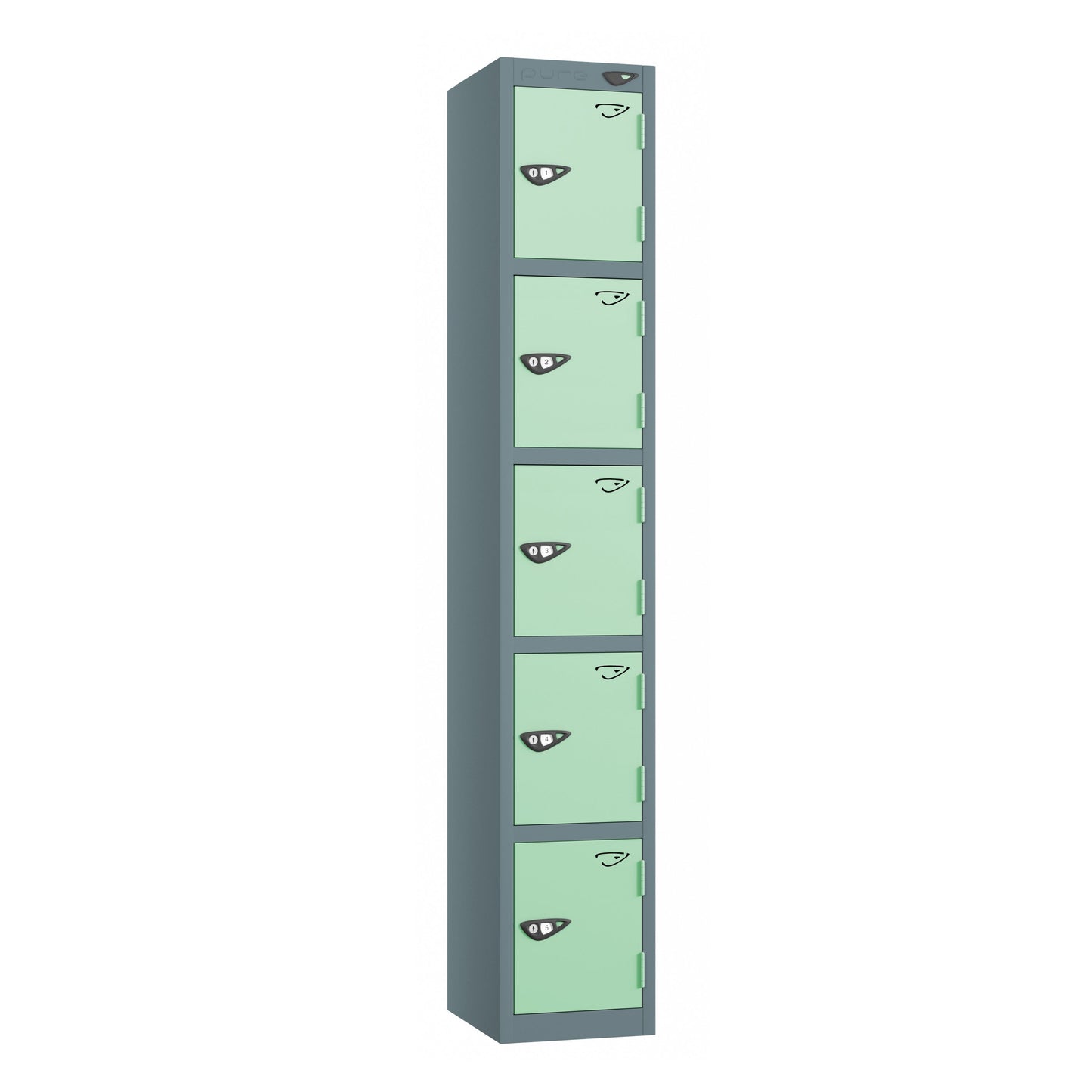 Pure Prime 5 Door Locker H1800xW300xD450mm
