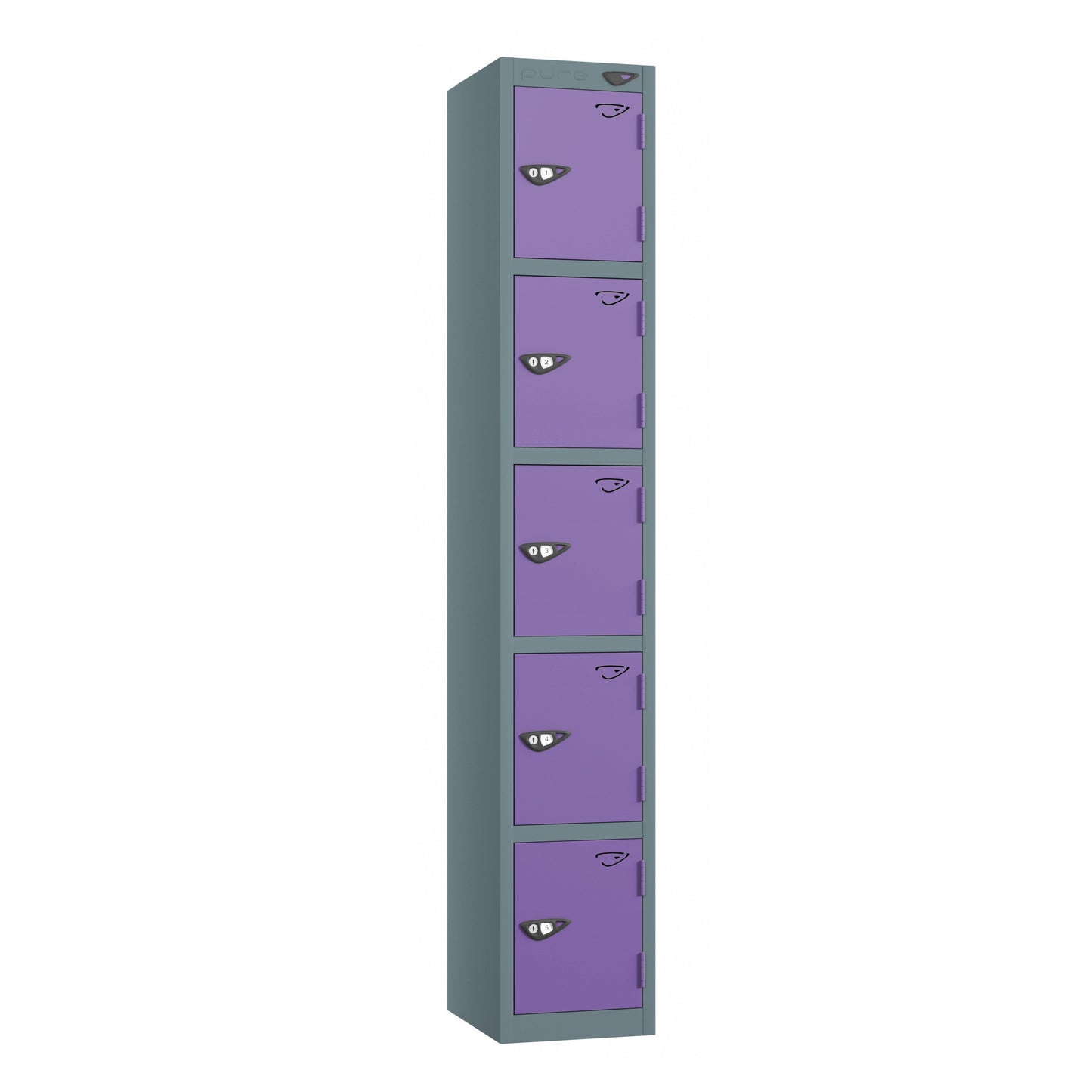 Pure Prime 5 Door Locker H1800xW300xD450mm
