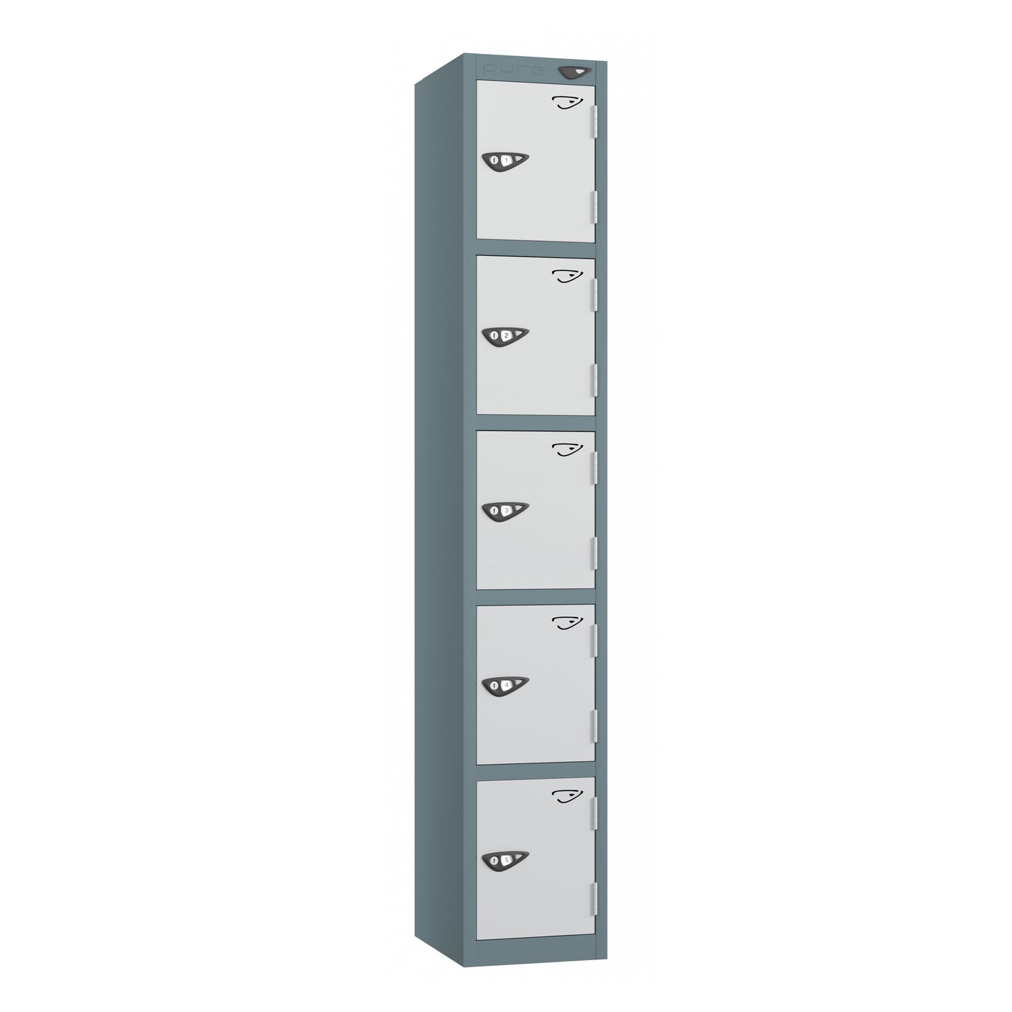 Pure Prime 5 Door Locker H1800xW300xD450mm