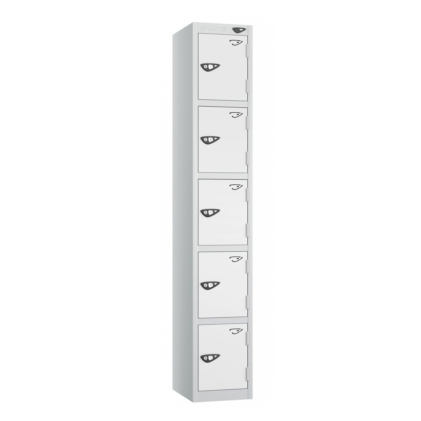 Pure Prime 5 Door Locker H1800xW300xD450mm