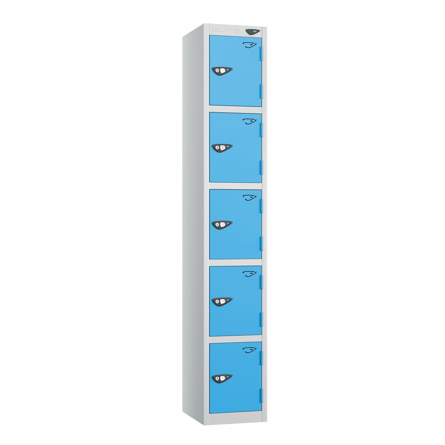 Pure Prime 5 Door Locker H1800xW300xD380mm