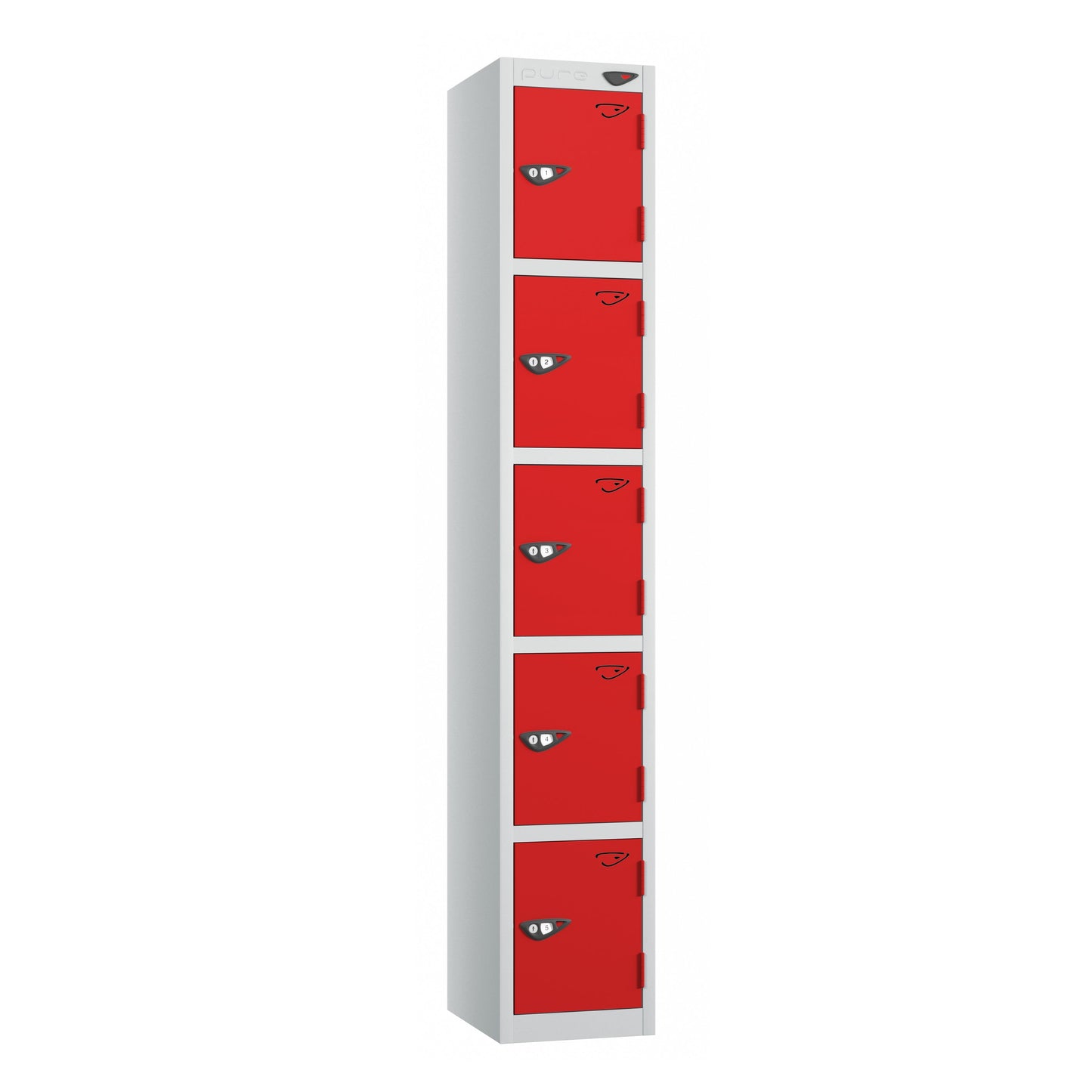 Pure Prime 5 Door Locker H1800xW300xD450mm