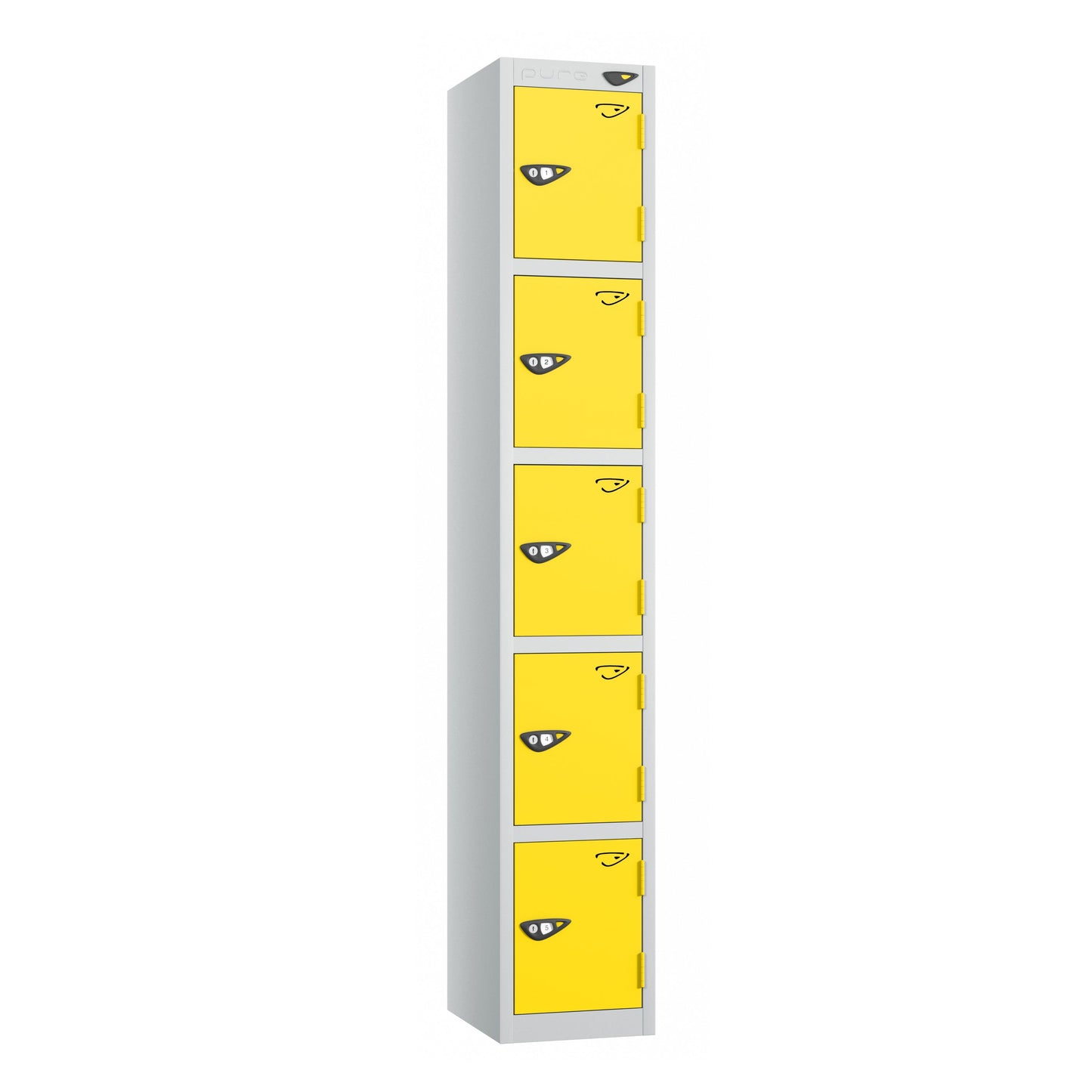 Pure Prime 5 Door Locker H1800xW300xD450mm