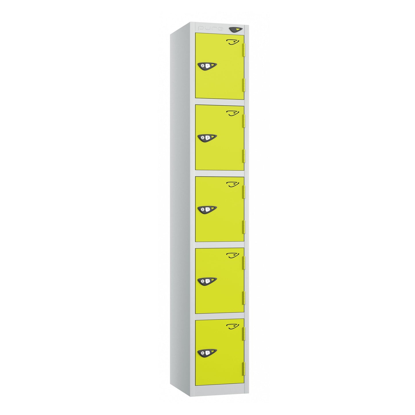 Pure Prime 5 Door Locker H1800xW300xD450mm