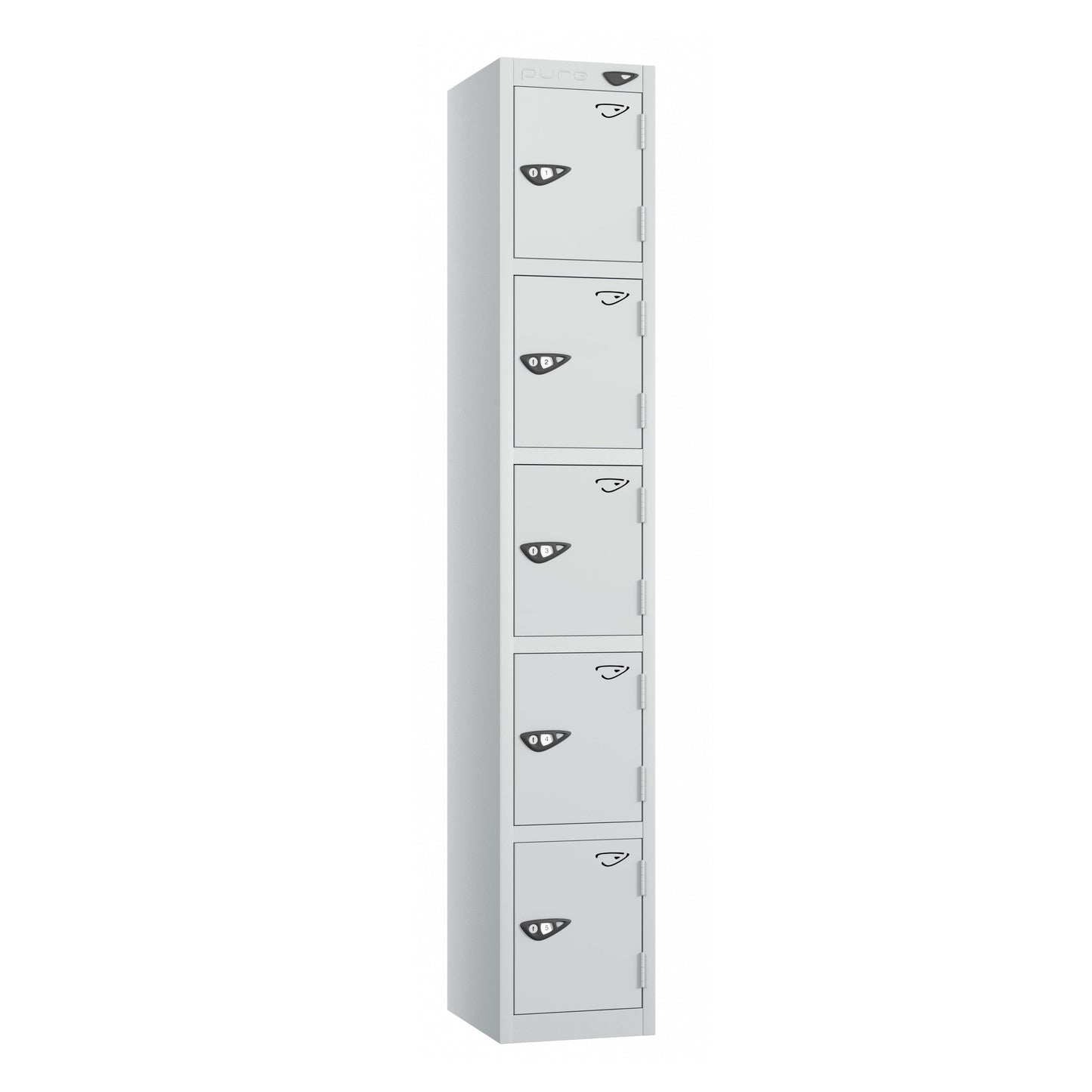 Pure Prime 5 Door Locker H1800xW300xD380mm