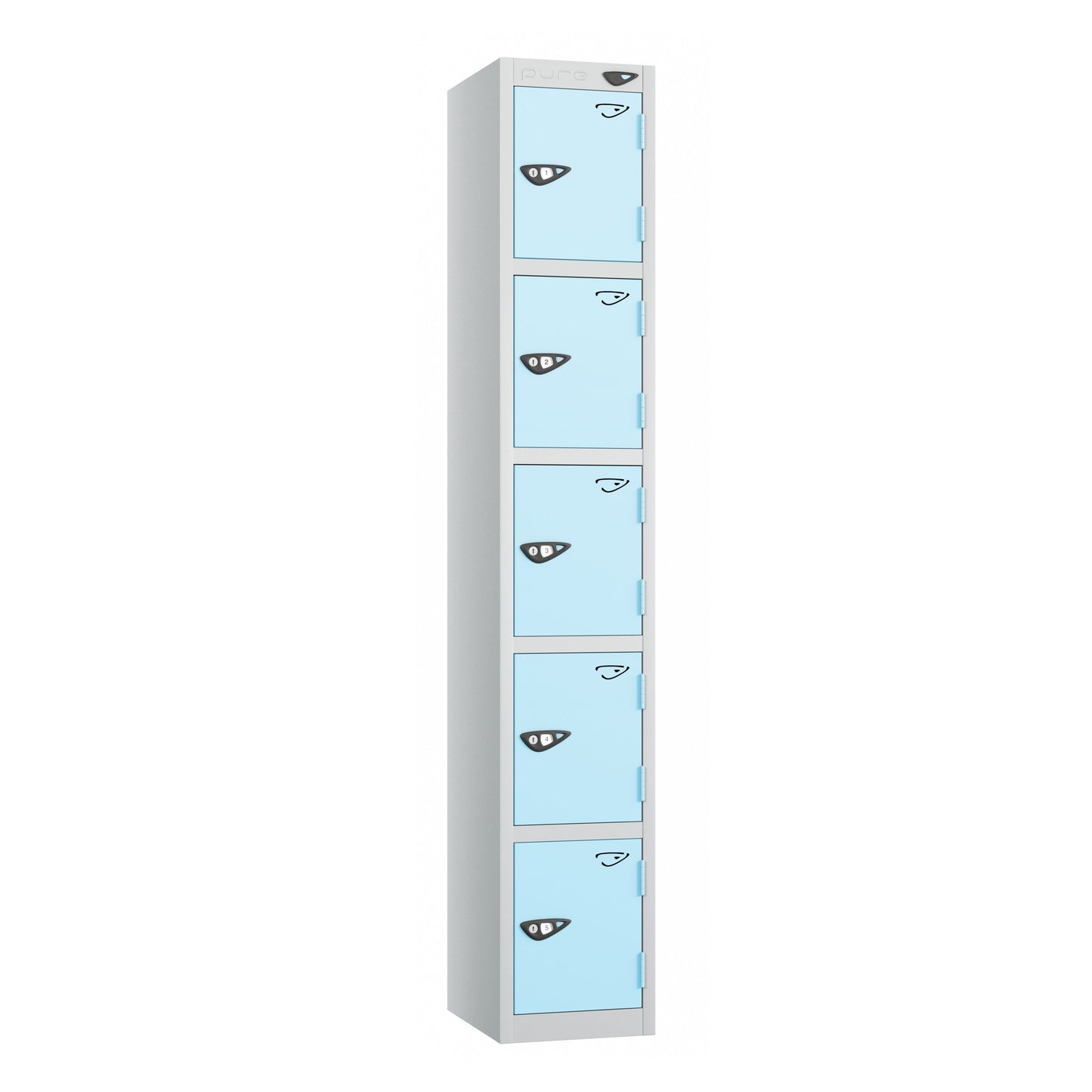 Pure Prime 5 Door Locker H1800xW300xD450mm