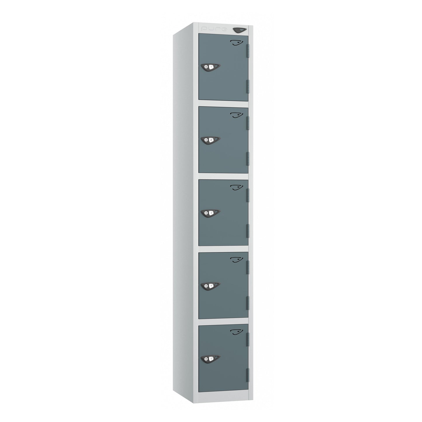 Pure Prime 5 Door Locker H1800xW300xD450mm