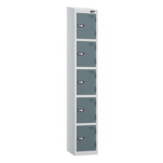 Pure Prime 5 Door Sloping Top Locker H1950/1800xW300xD450mm