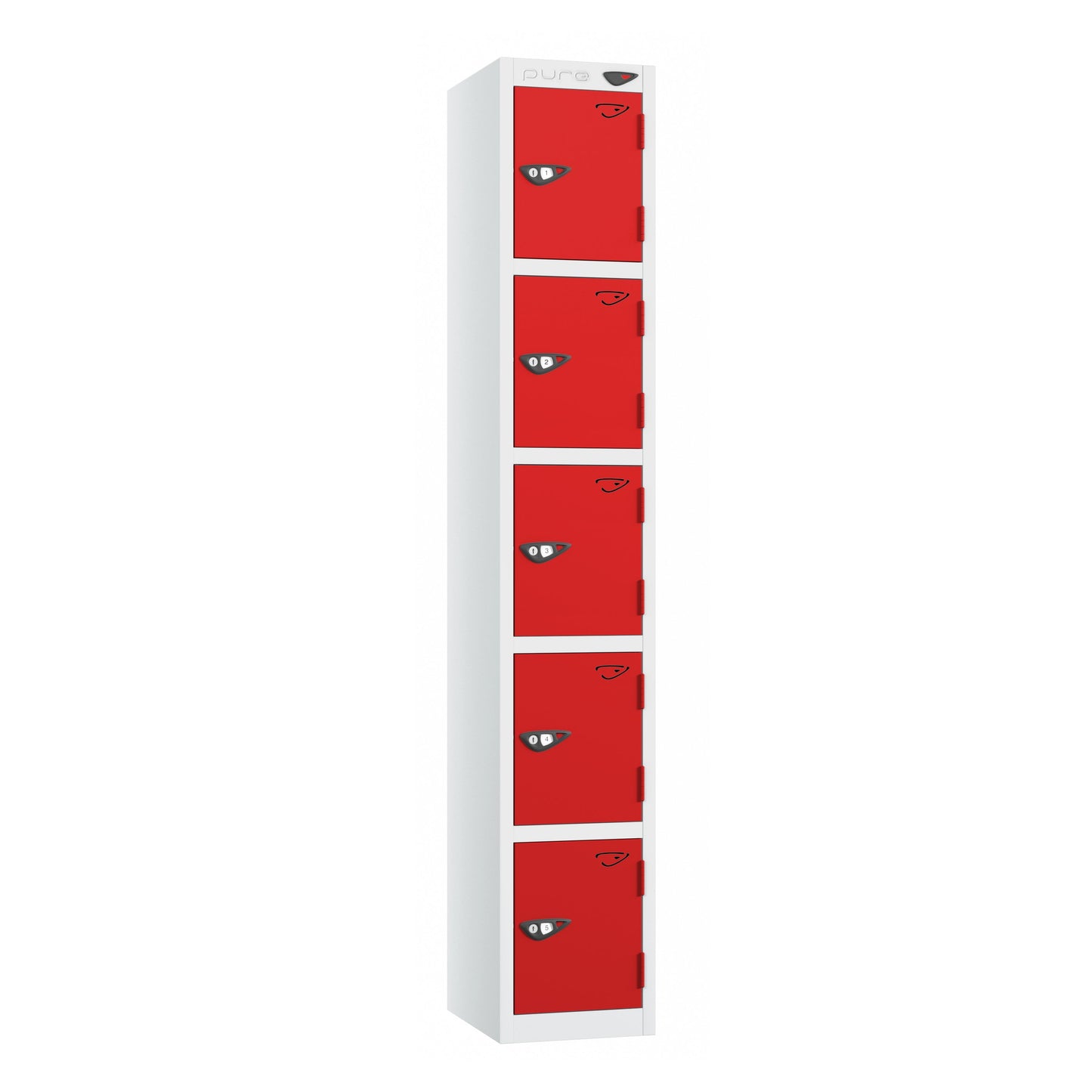 Pure Prime 5 Door Locker H1800xW300xD450mm