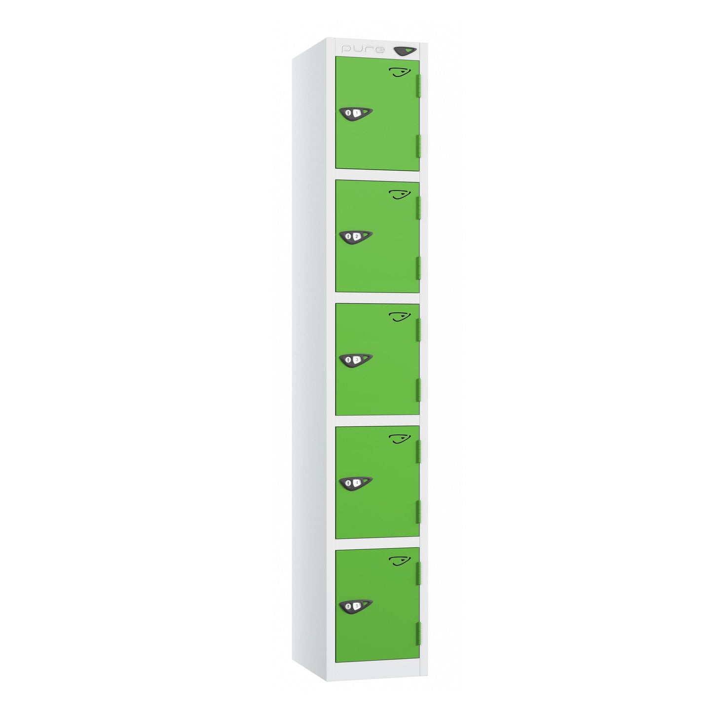 Pure Prime 5 Door Locker H1800xW300xD380mm