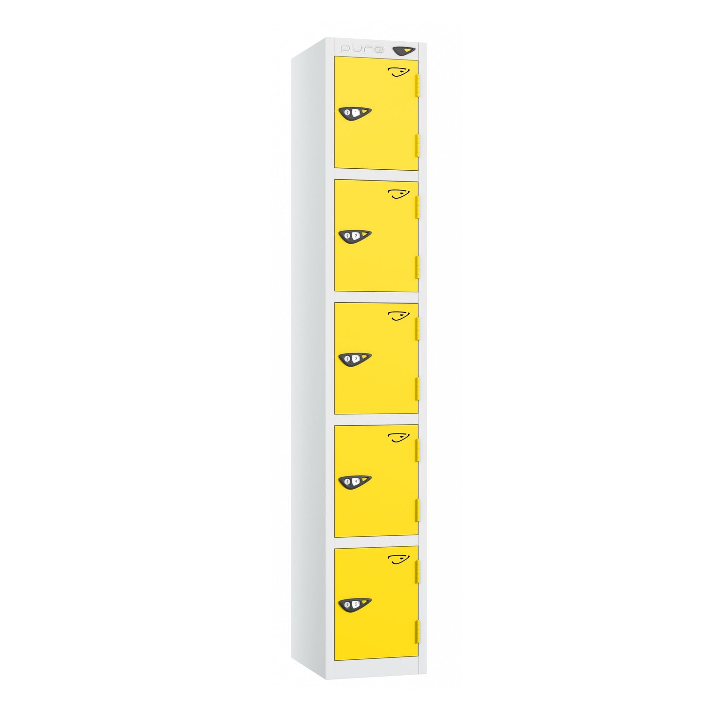 Pure Prime 5 Door Locker H1800xW300xD380mm