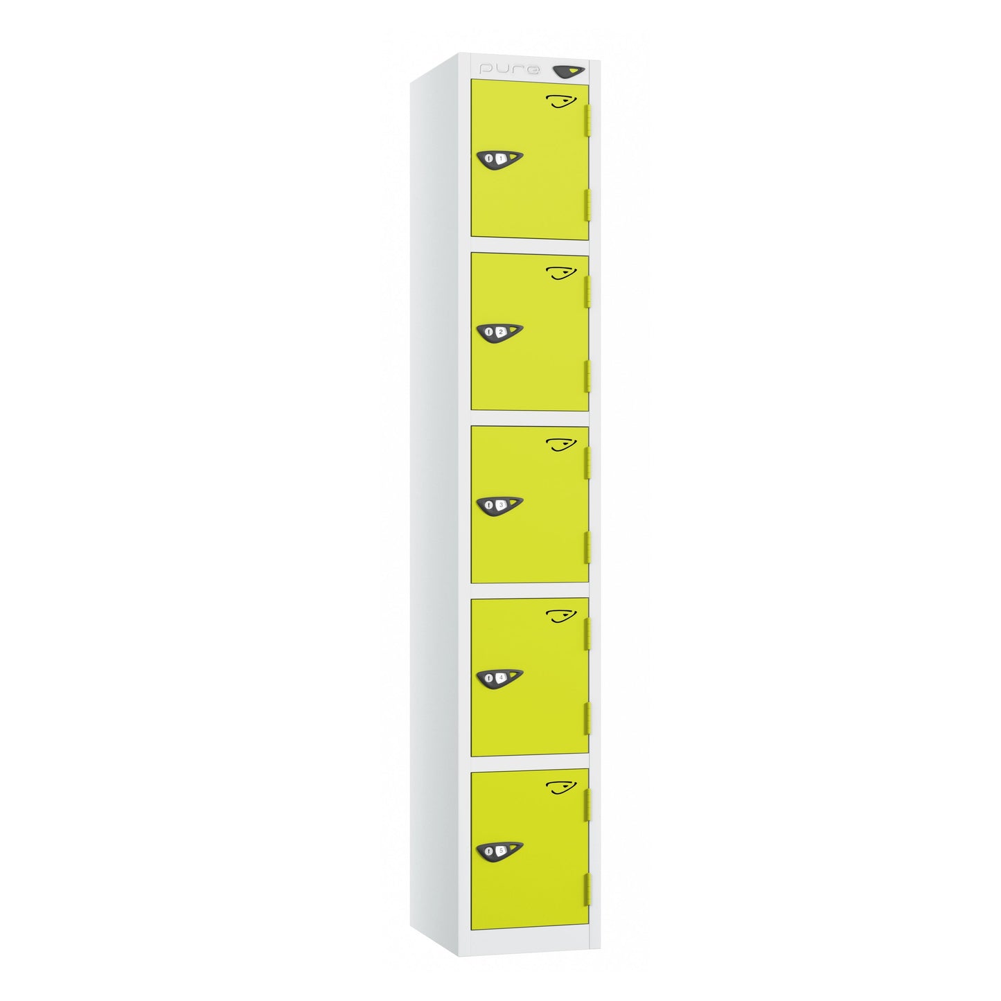 Pure Prime 5 Door Locker H1800xW300xD450mm