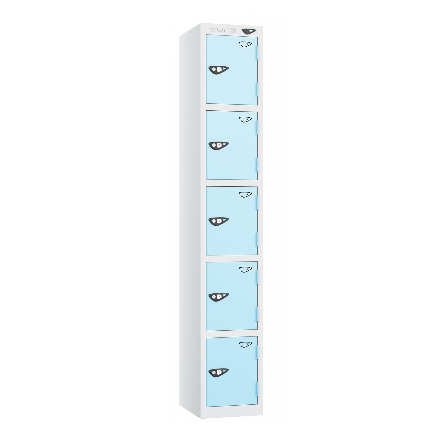 Pure Prime 5 Door Locker H1800xW300xD380mm