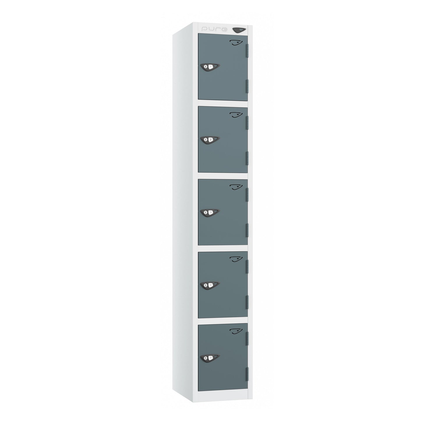 Pure Prime 5 Door Locker H1800xW300xD380mm