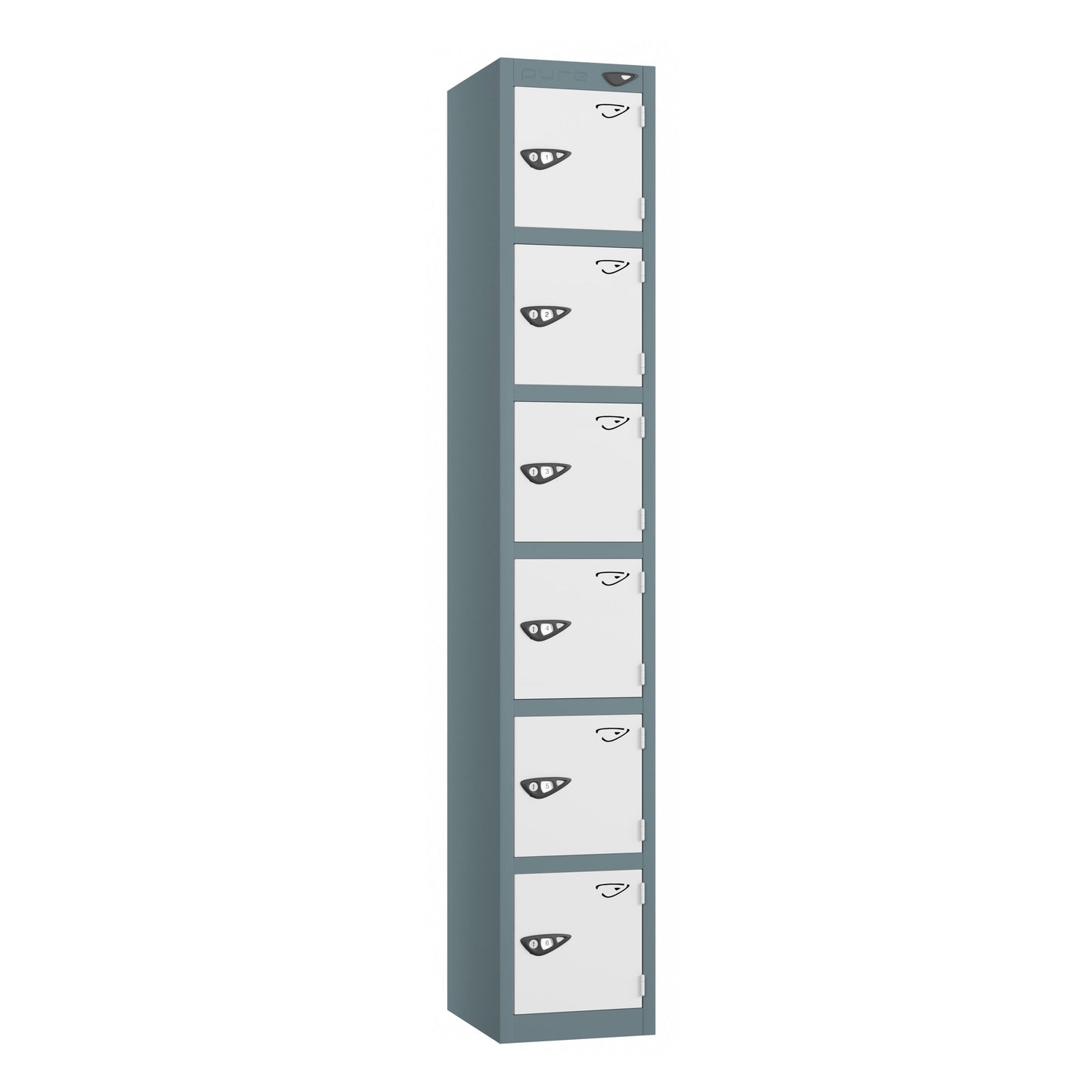 Pure Prime 6 Door Locker H1800xW300xD450mm