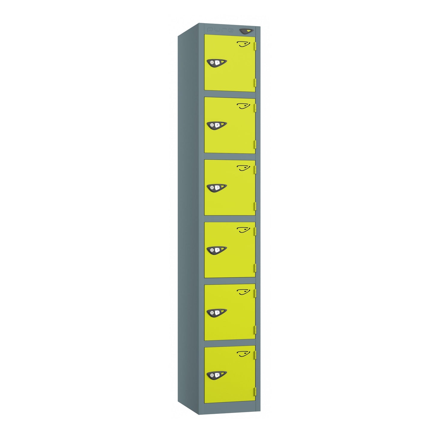 Pure Prime 6 Door Locker H1800xW300xD380mm
