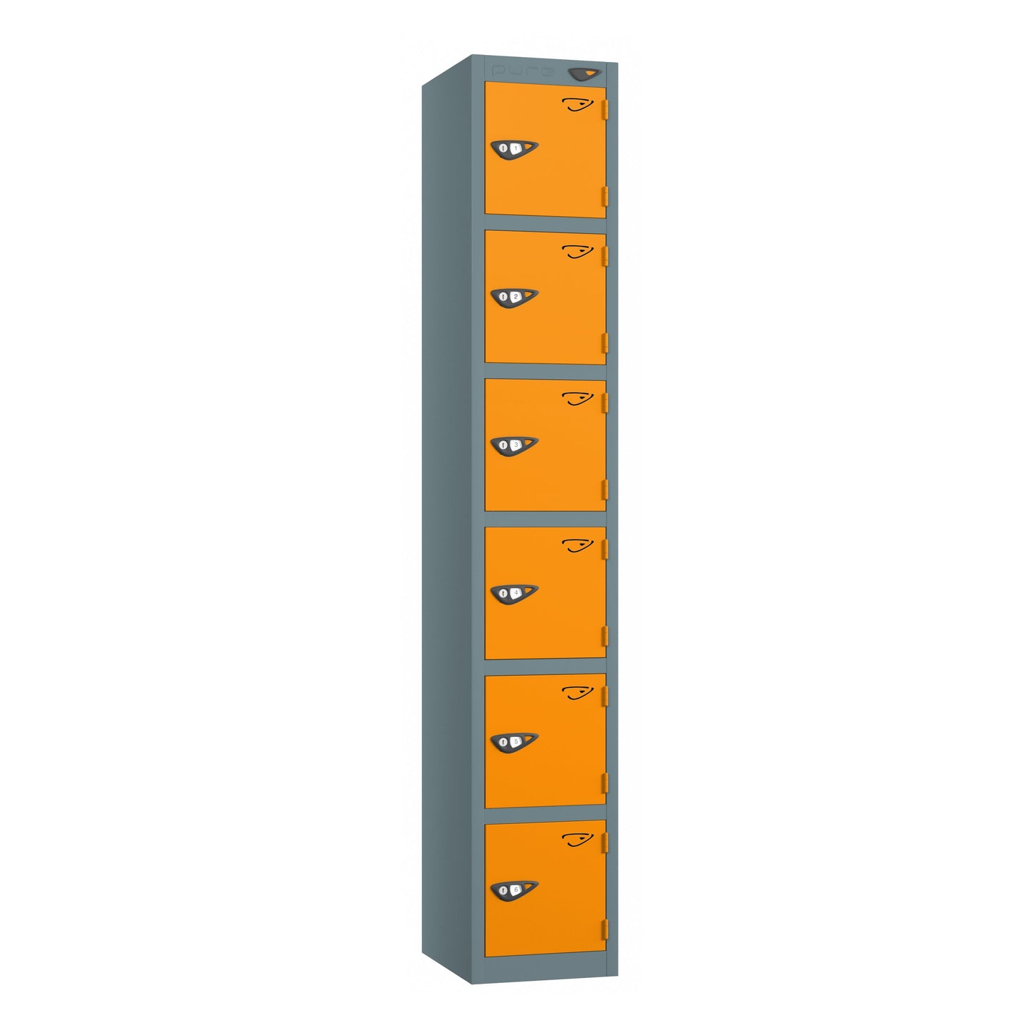 Pure Prime 6 Door Locker H1800xW300xD450mm