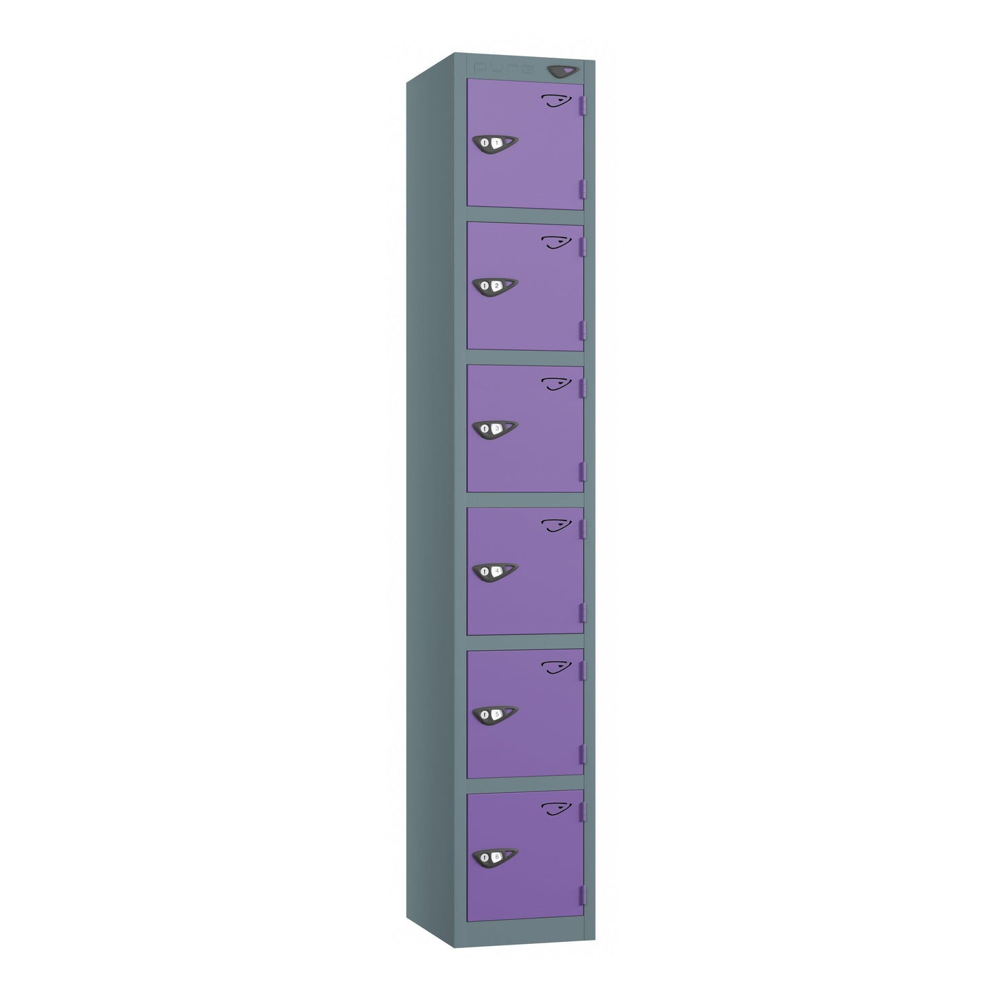 Pure Prime 6 Door Locker H1800xW380xD450mm