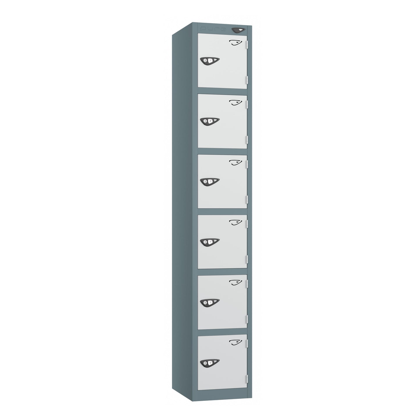 Pure Prime 6 Door Locker H1800xW300xD450mm