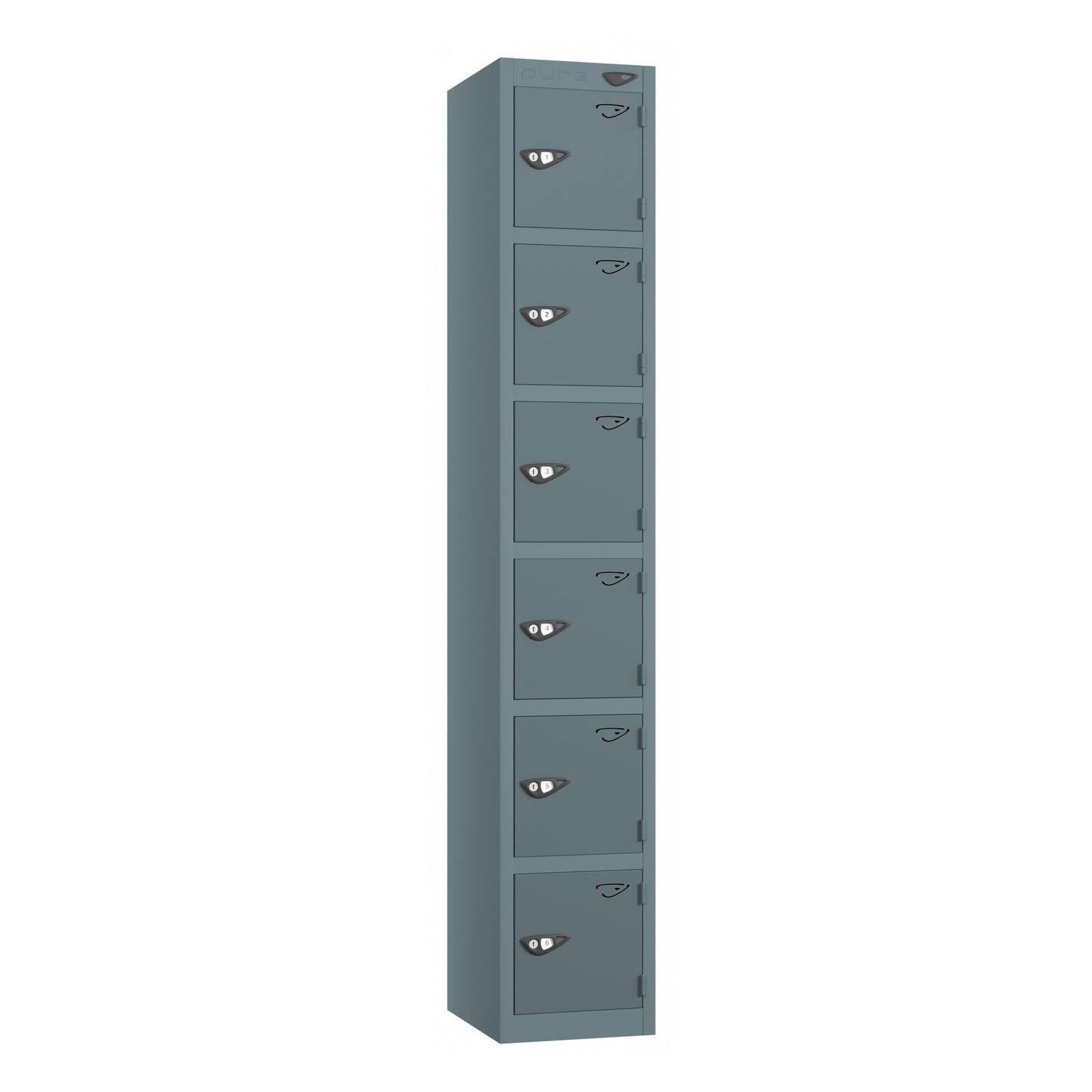 Pure Prime 6 Door Locker H1800xW380xD450mm